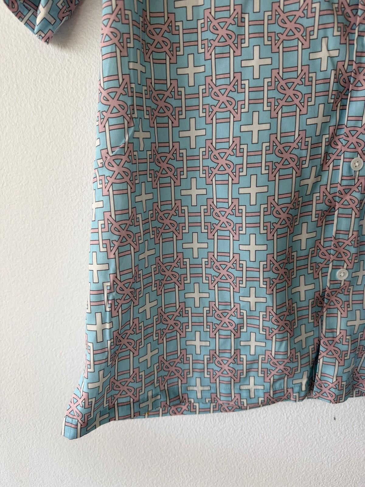 Ksubi new ksubi medium m short sleeve resort shirt plus blue Size US M / EU 48-50 / 2 - 4 Thumbnail
