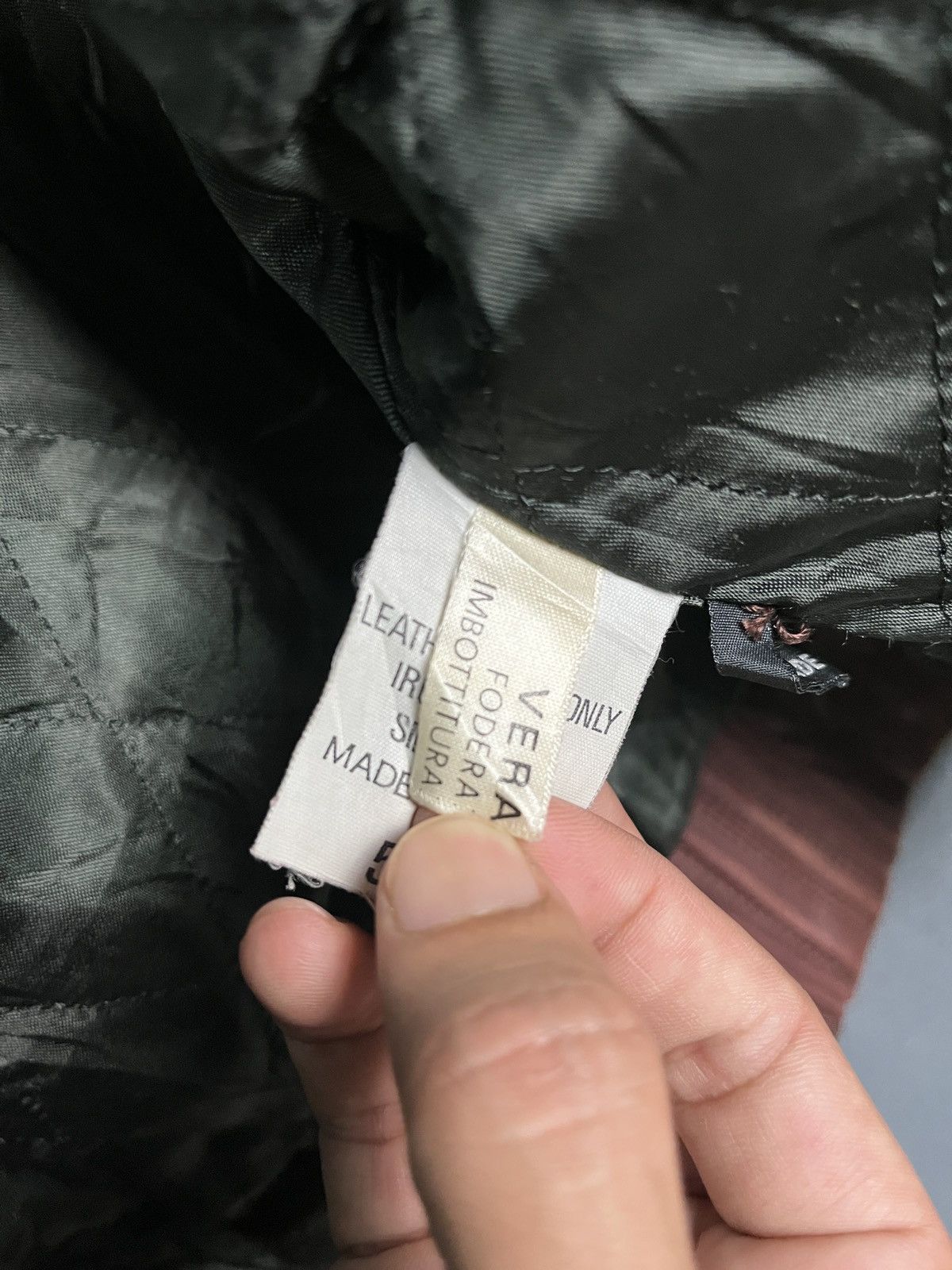 Genuine Leather × Vera Pelle × Vintage Stran Idea Vintage Vera Pelle Made in Italy Size US M / EU 48-50 / 2 - 20 Thumbnail