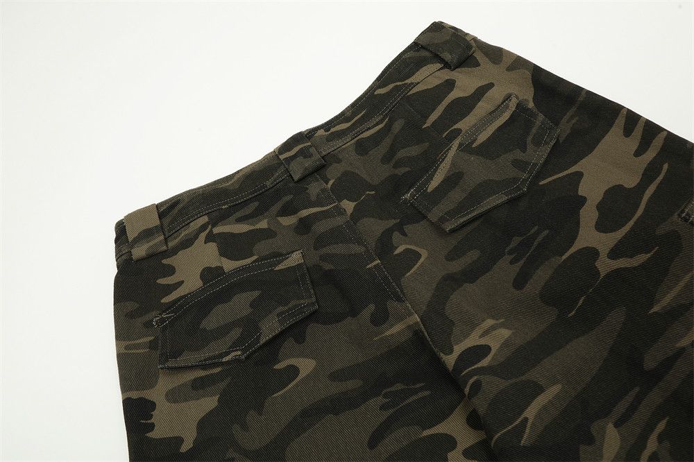 Japanese Brand × Jean Men's American high street cargo camouflage casual jeans Size US 32 / EU 48 - 4 Thumbnail