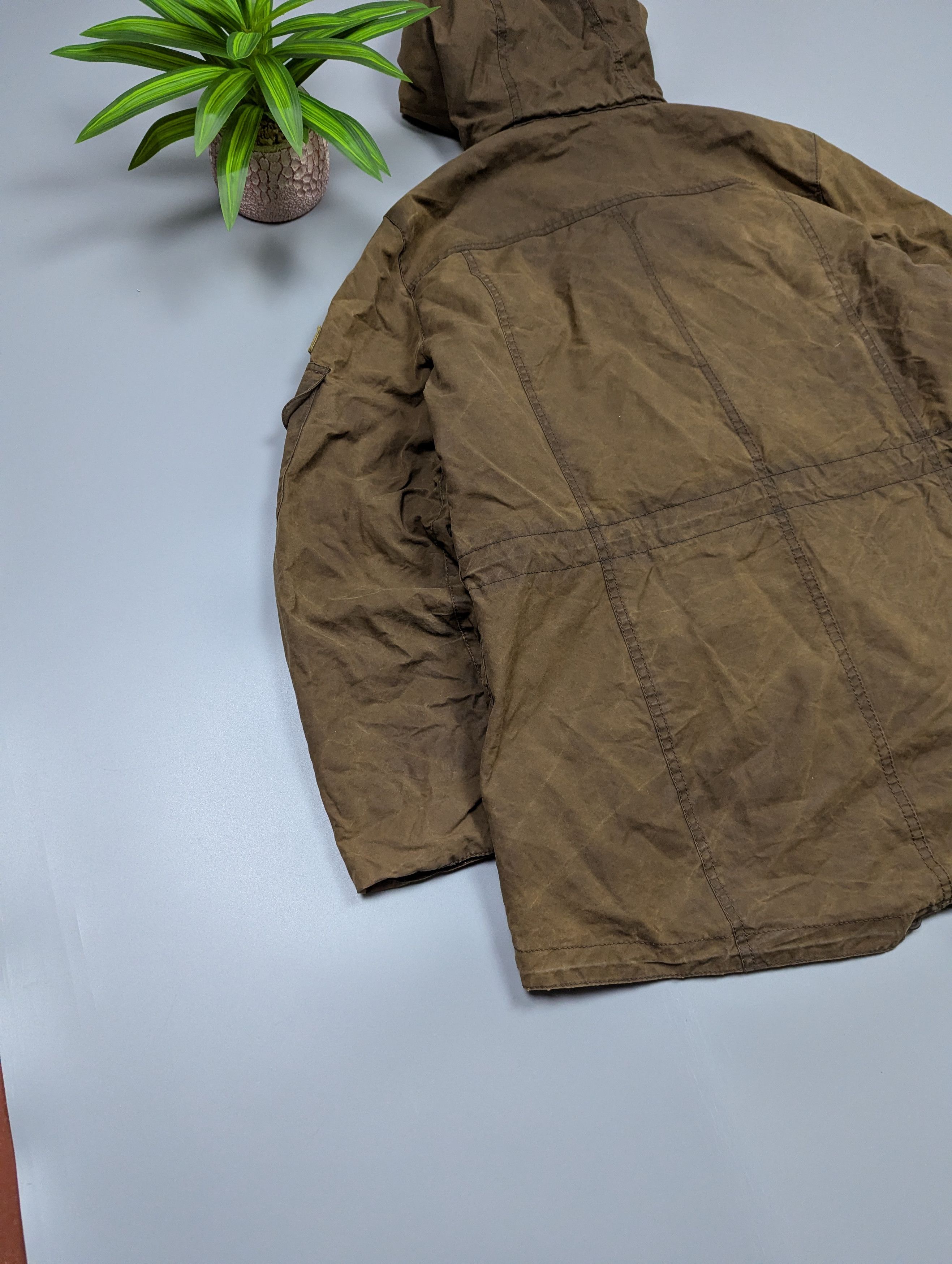 Barbour Barbour Vintage Winter Force Waxed Parka Jacket Olive US12 Size XL / US 12-14 / IT 48-50 - 20 Thumbnail