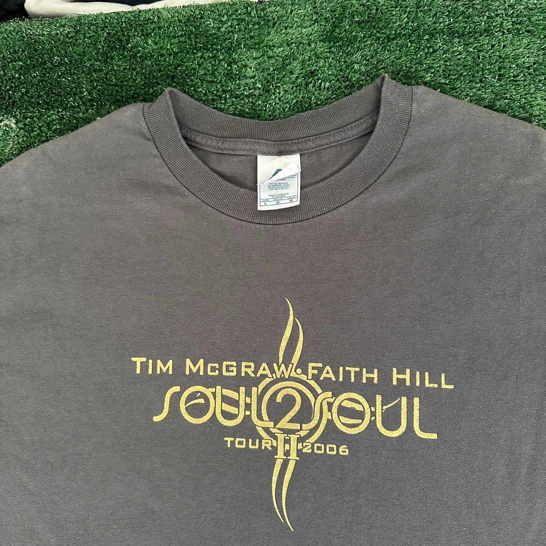 Band Tees Vintage Y2K Tim McGraw Faith Hill Soul2Soul Tour T-Shirt Cou Size US L / EU 52-54 / 3 - 2 Thumbnail
