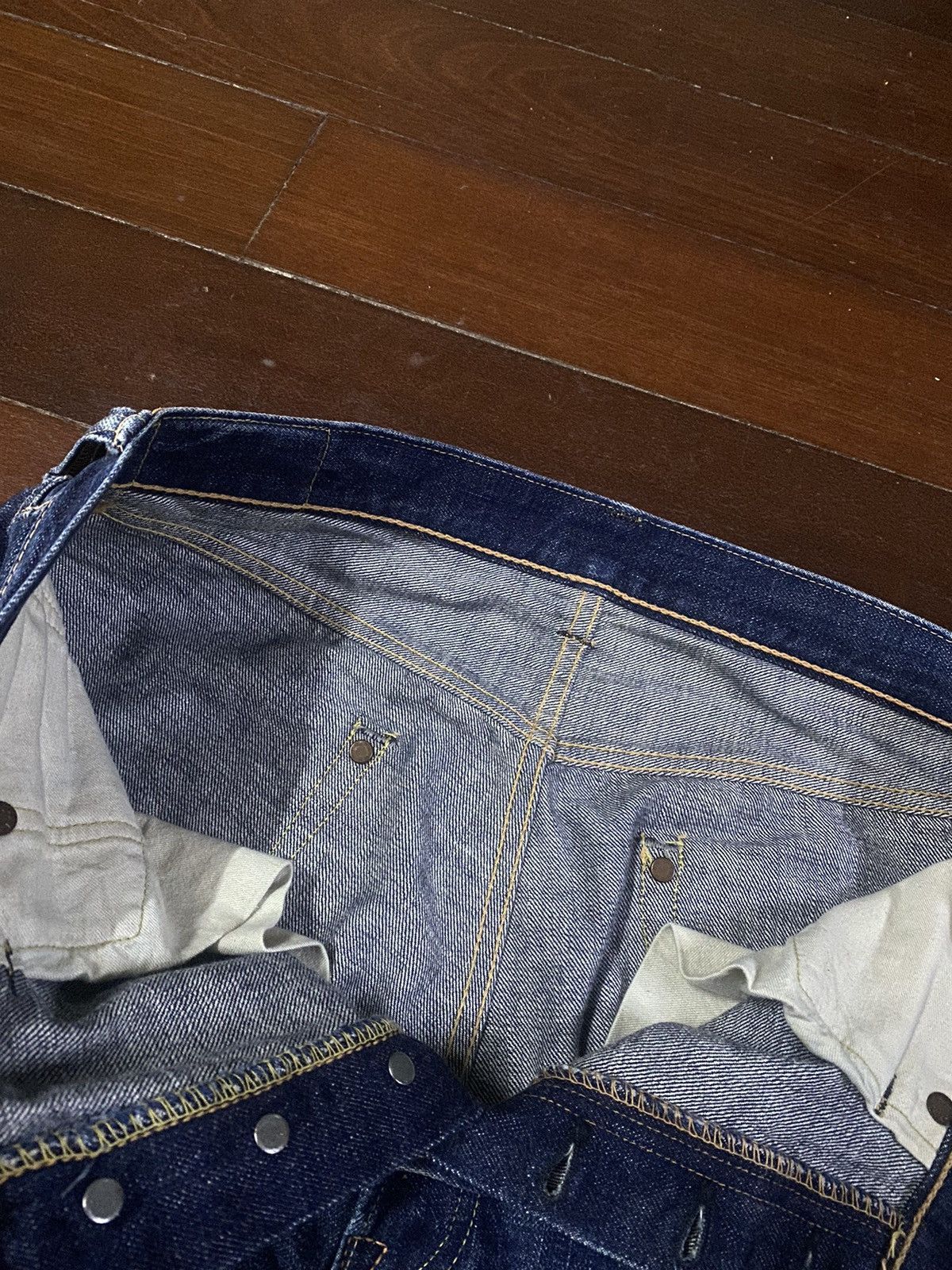 Warehouse Warehouse 1003XX Jeans Buffalo Patch Vintage Distressed B-1 Size US 34 / EU 50 - 18 Thumbnail