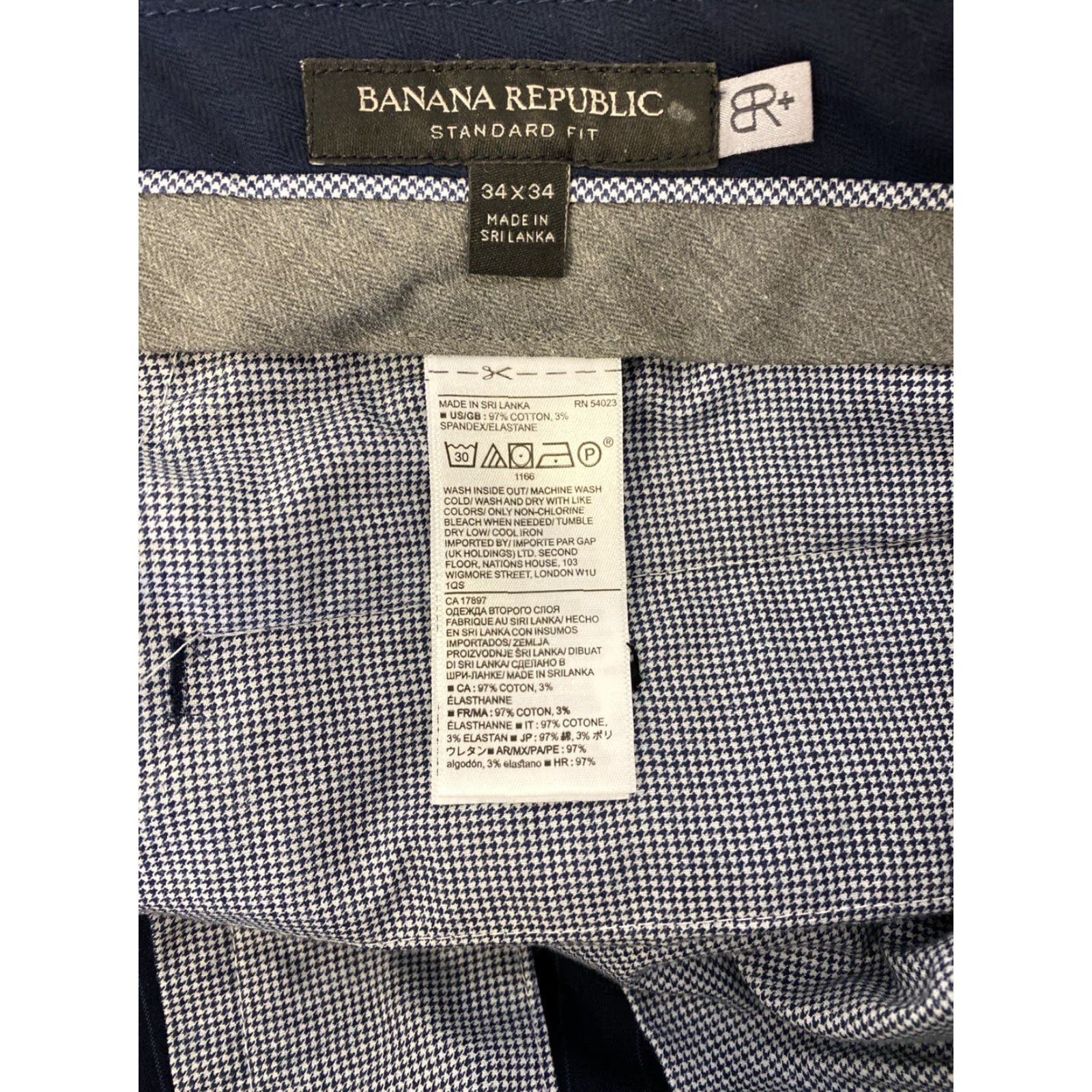 Banana Republic Banana Republic Pants Men’s 34x34 Navy Striped Casual Pants Regular Size US 34 / EU 50 - 7 Thumbnail