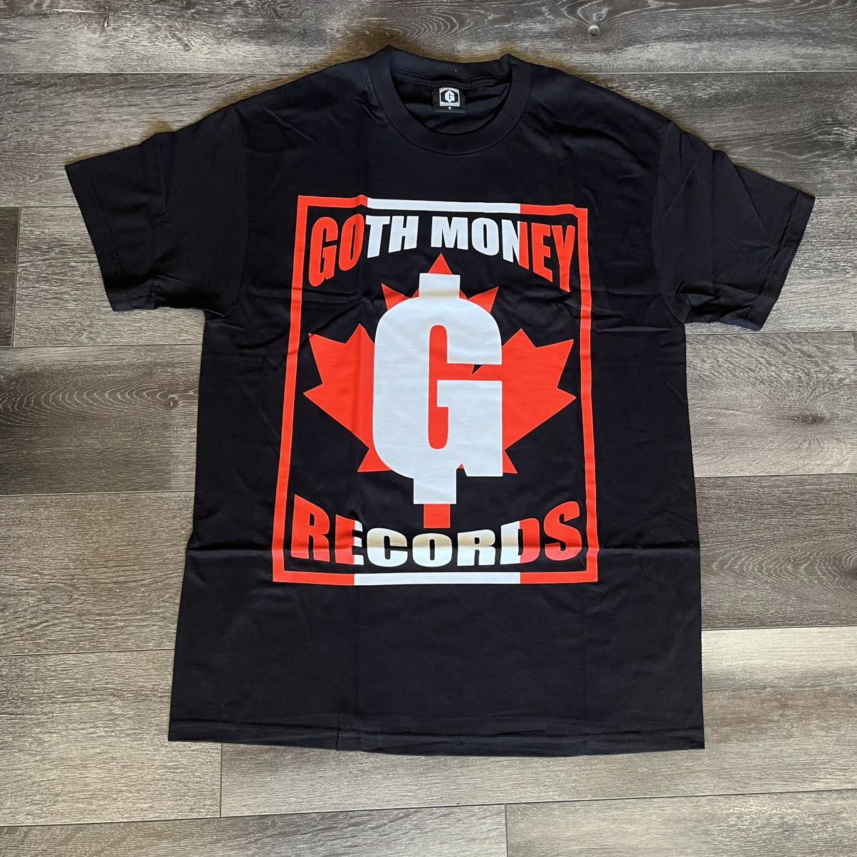 Black Kray Goth Money Records Canada 2024 Tour Logo T Shirt