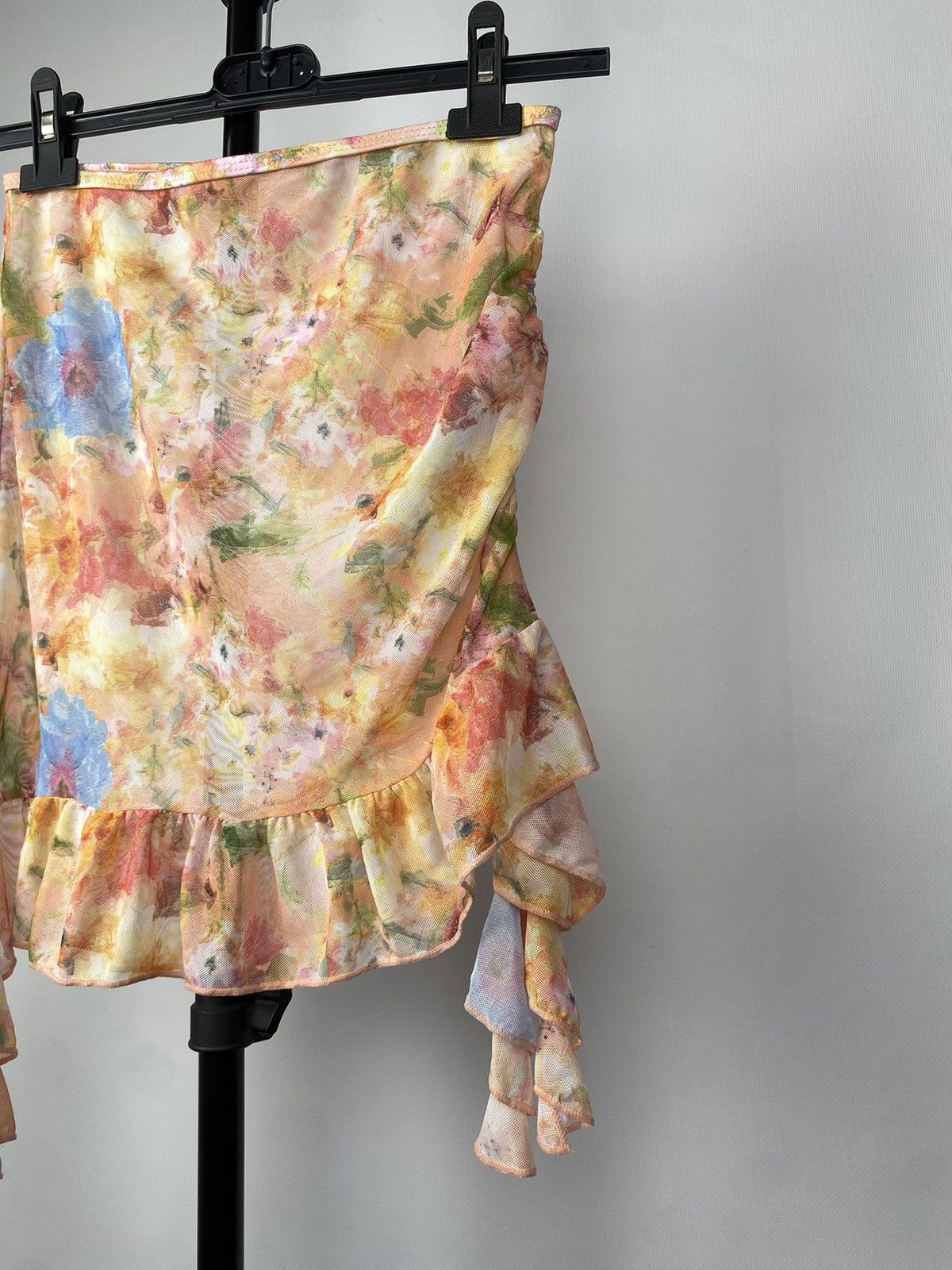 Japanese Brand Style Save The Queen Jean Paul Gaultier Mesh Skirt Size 26" / US 2 / IT 38 - 8 Thumbnail