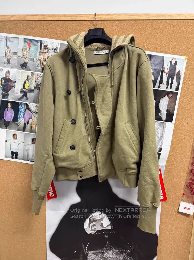Our Legacy Our Legacy Flight Cap Jacket, Olive Green Size US M / EU 48-50 / 2 - 1 Thumbnail