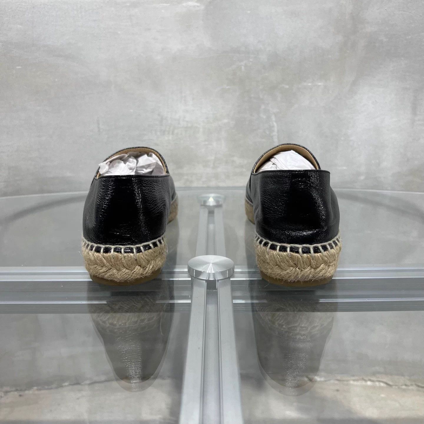 Chanel Chanel Black Silver Slipper Size 38 Size US 7 / IT 37 - 6 Thumbnail