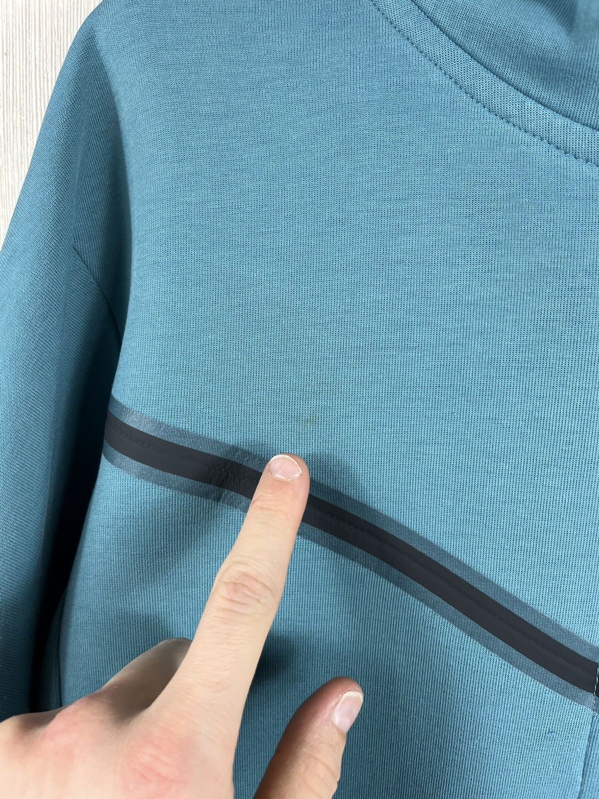 Nike Nike vintage tech fleece zip hoodie drill y2k mineral teal Size US XS / EU 42 / 0 - 10 Thumbnail