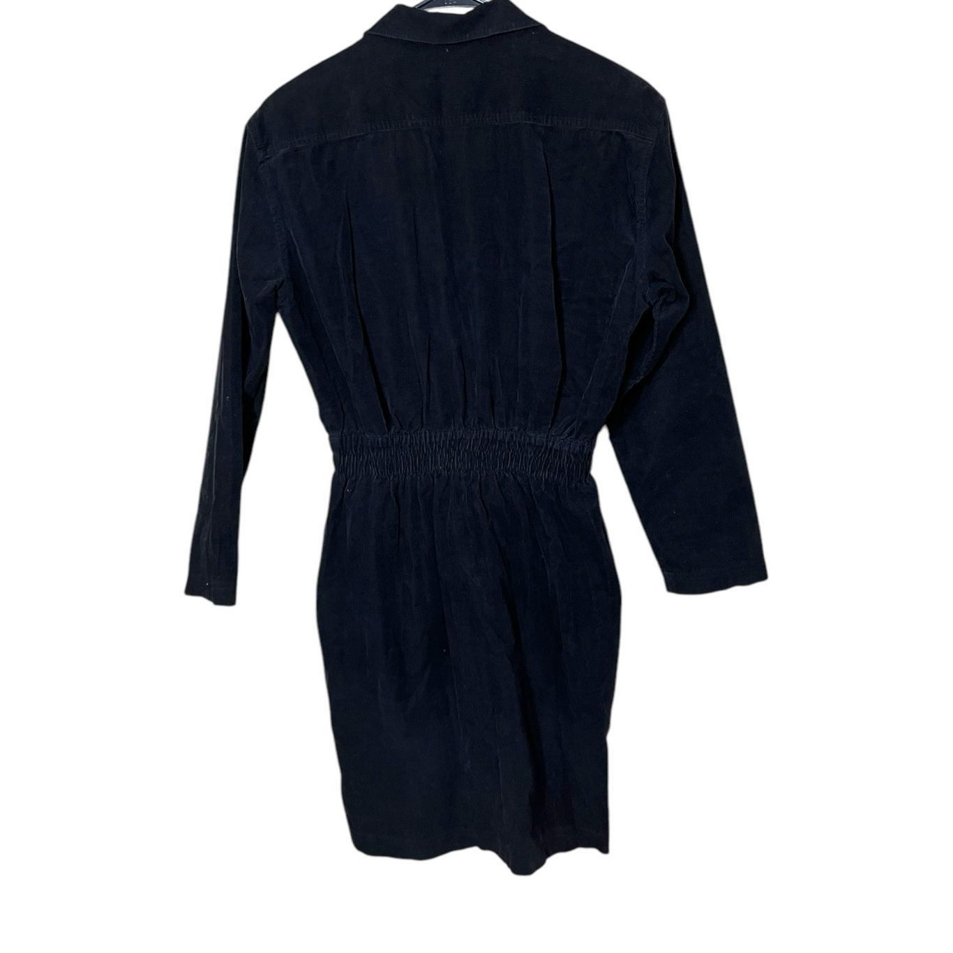 Bloomingdale's Vintage Bloomingdale’s Black Corduroy Long Sleeve Button Fro Size M / US 6-8 / IT 42-44 - 7 Thumbnail