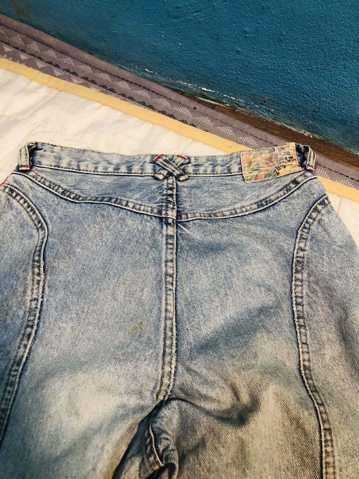 Japanese Brand Open 203-CX Original Jeans (10) Size US 27 - 15 Thumbnail