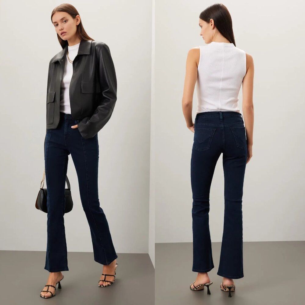 Hudson NWT New Hudson Barbara Bootcut With Vents Jeans In Traveler Size 23" - 1 Thumbnail