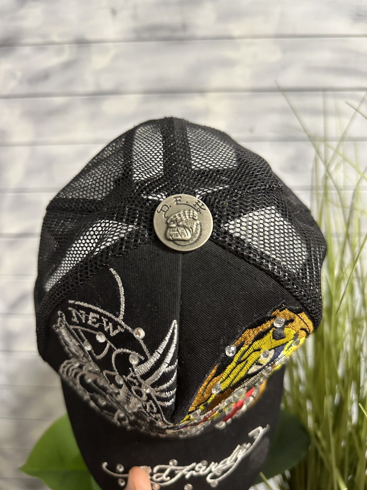 Ed Hardy Rare Vintage Cap Ed Hardy Tiger Logo Y2K Size ONE SIZE - 4 Thumbnail