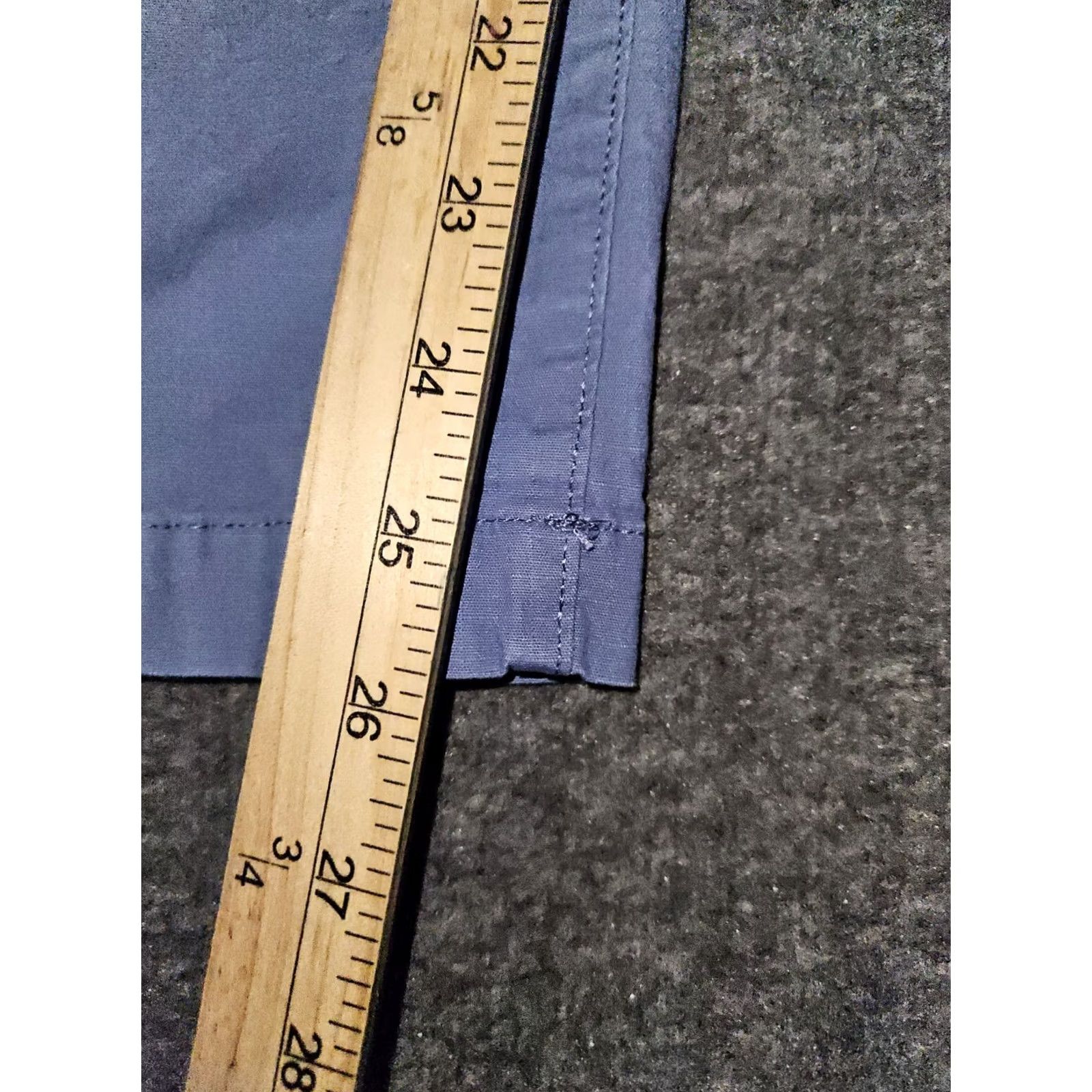 Eddie Bauer VINTAGE Eddie Bauer Chino Hiking Pants Women's 8 Blue Rip Stop Straight Mid Rise Pockets Stretch Easy Care Mens Womens Girls Boys Size 30" / US 8 / IT 44 - 5 Thumbnail