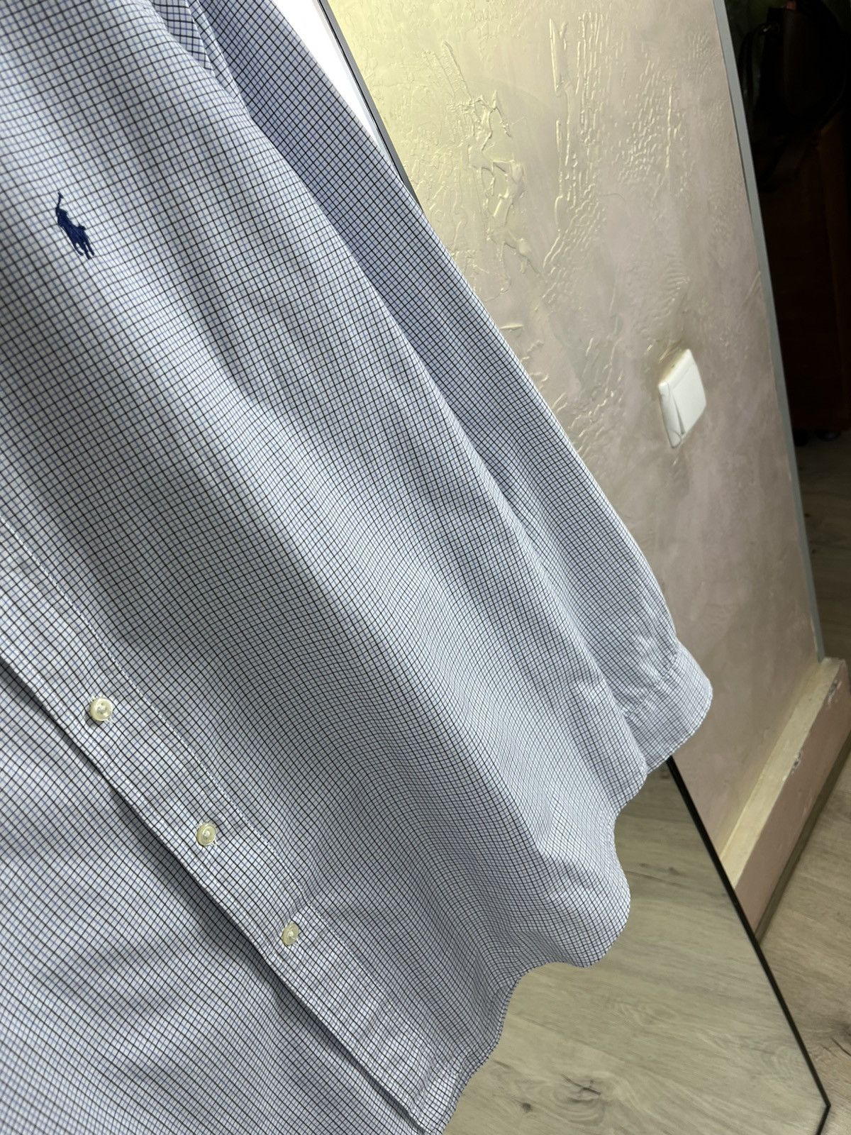 Polo Ralph Lauren Polo Ralph Lauren Regent CustomFit Spread Collar Check Shirt Size US XL / EU 56 / 4 - 4 Thumbnail