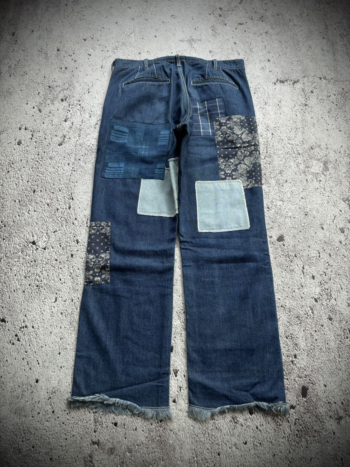 Hysteric Glamour 2000's Denim Patchwork Kapital style Size US 31 - 2 Thumbnail