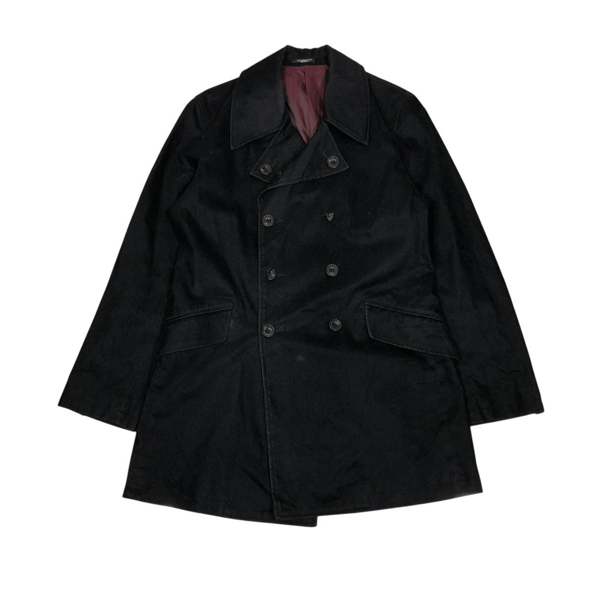 Tornado Mart 🔥VINTAGE CHORE WORK BIKER JACKET DOUBLE COLLAR TORNADO MART Size US M / EU 48-50 / 2 - 1 Thumbnail