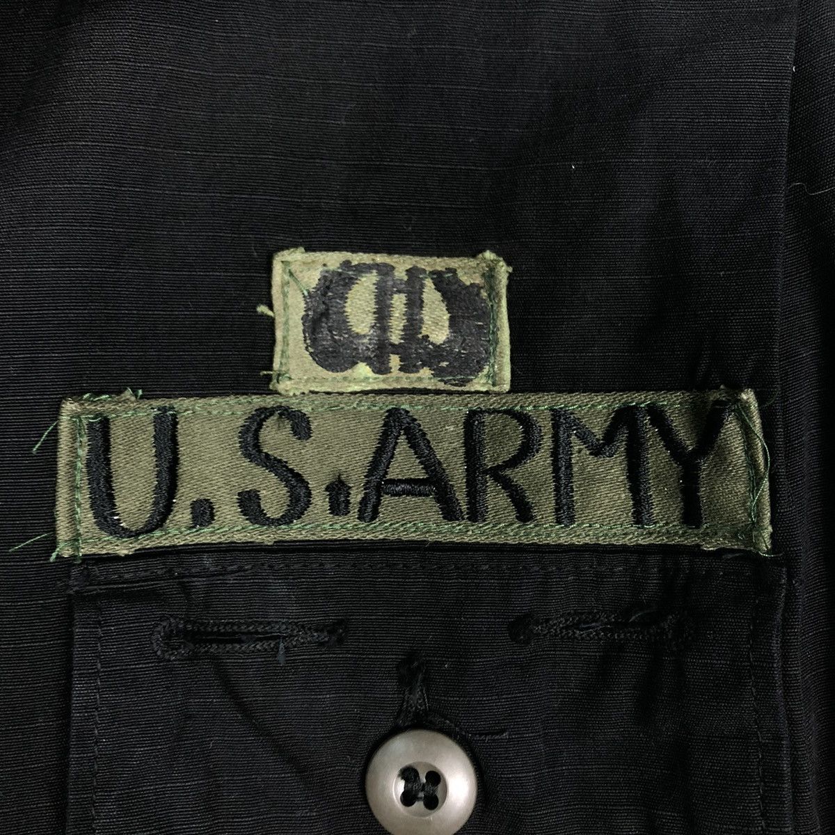 🔥VINTAGE BIKER CHORE JACKET SURPLUS UFO FULL PATCHES