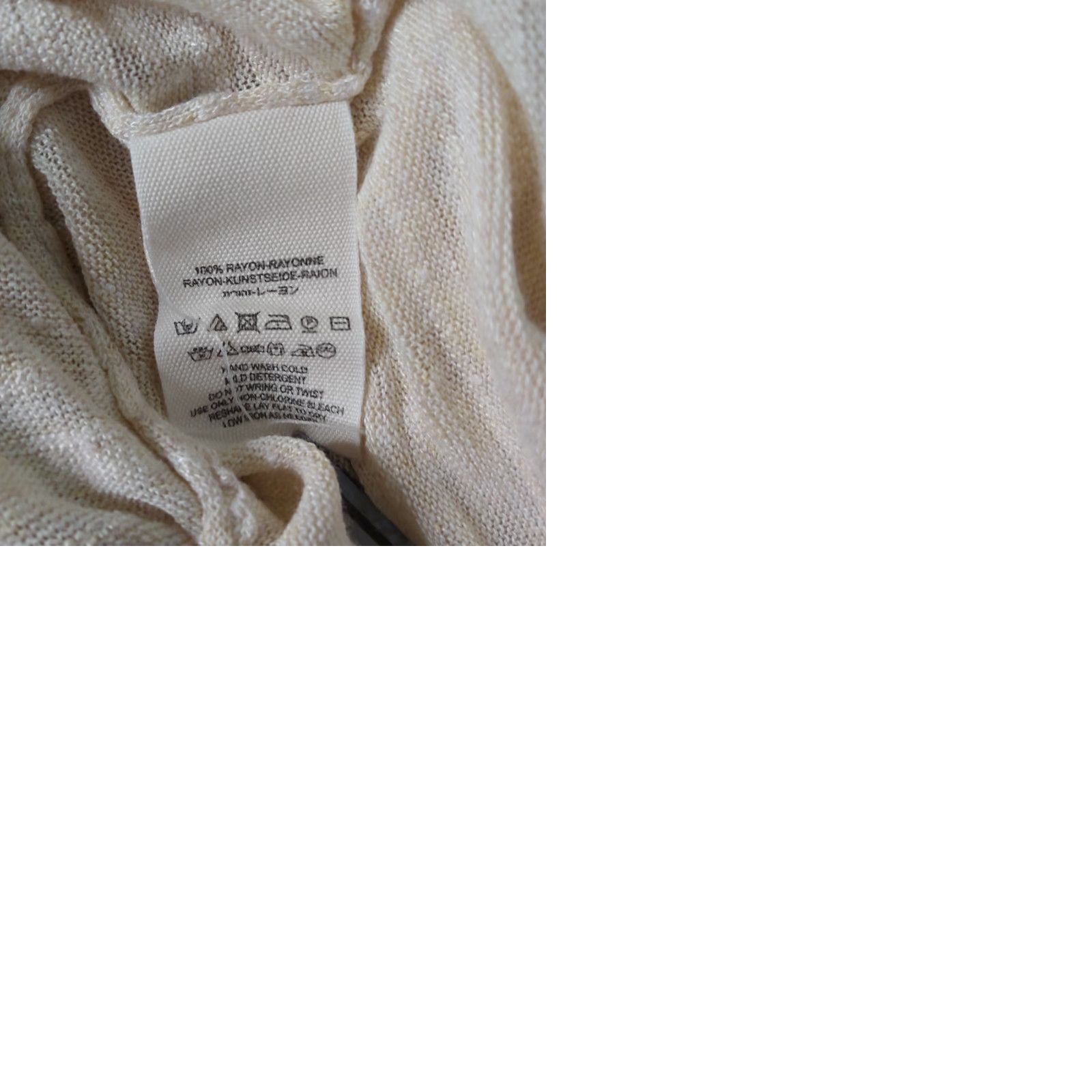 Free People Free People Dress Small Long Natural Off-white Burnout Knit Embroidered Boho Hippie 3/4 Sleeve Size S / US 4 / IT 40 - 9 Thumbnail