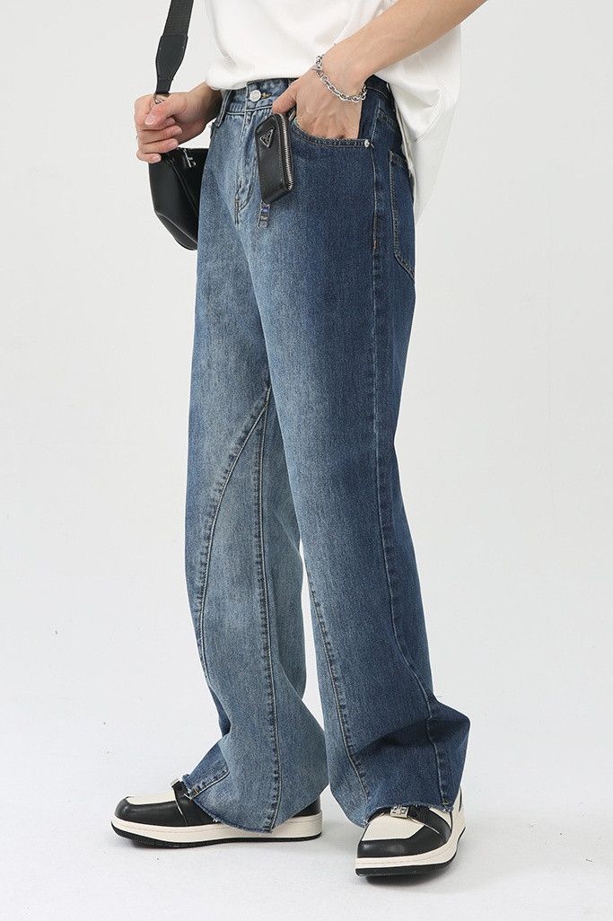 Japanese Brand × Vintage Gradient flared straight-leg casual jeans Size US 32 / EU 48 - 2 Thumbnail