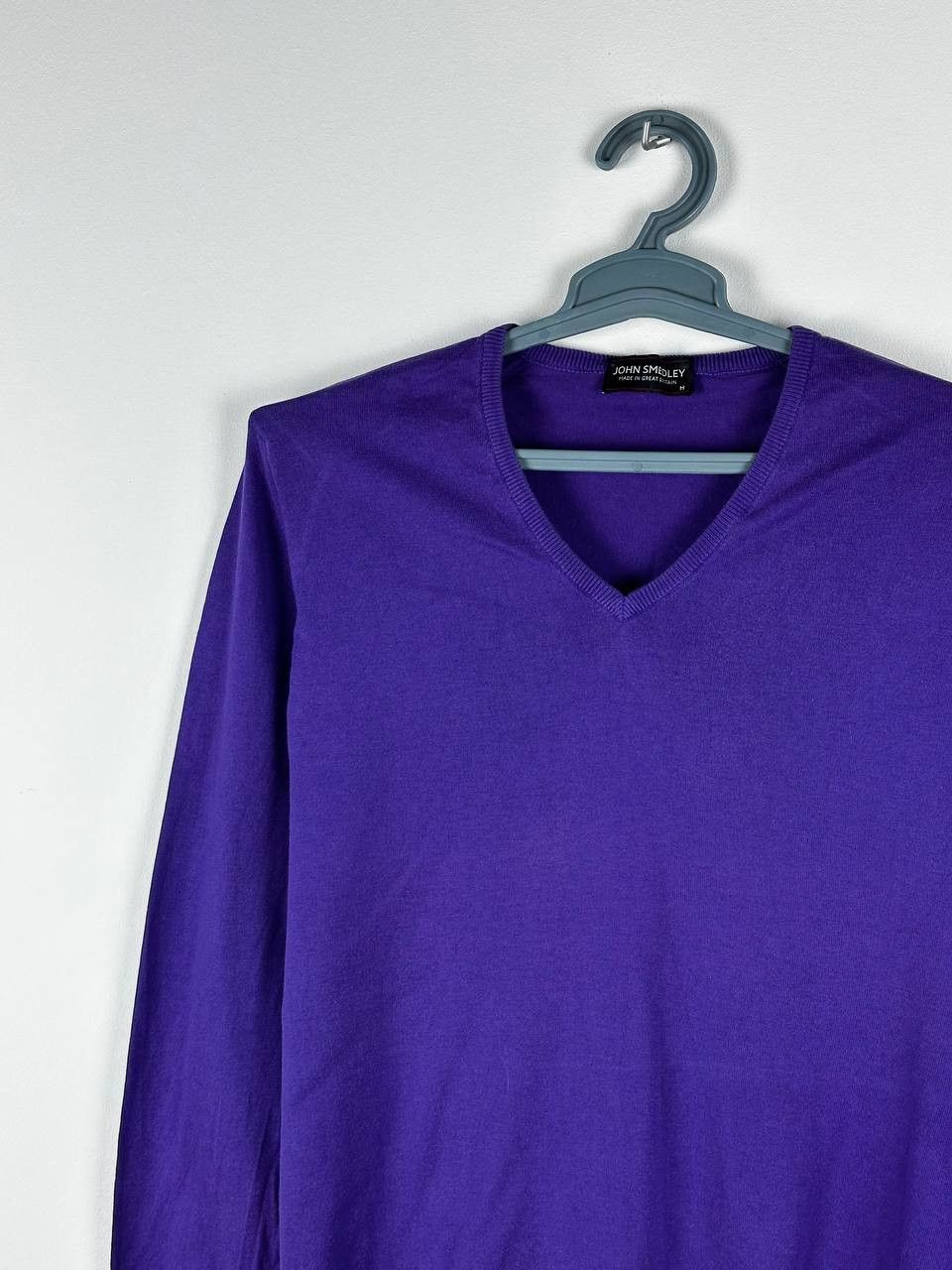 John Smedley John Smedley Sea Island Cotton Sweater V Neck England Size US M / EU 48-50 / 2 - 3 Thumbnail