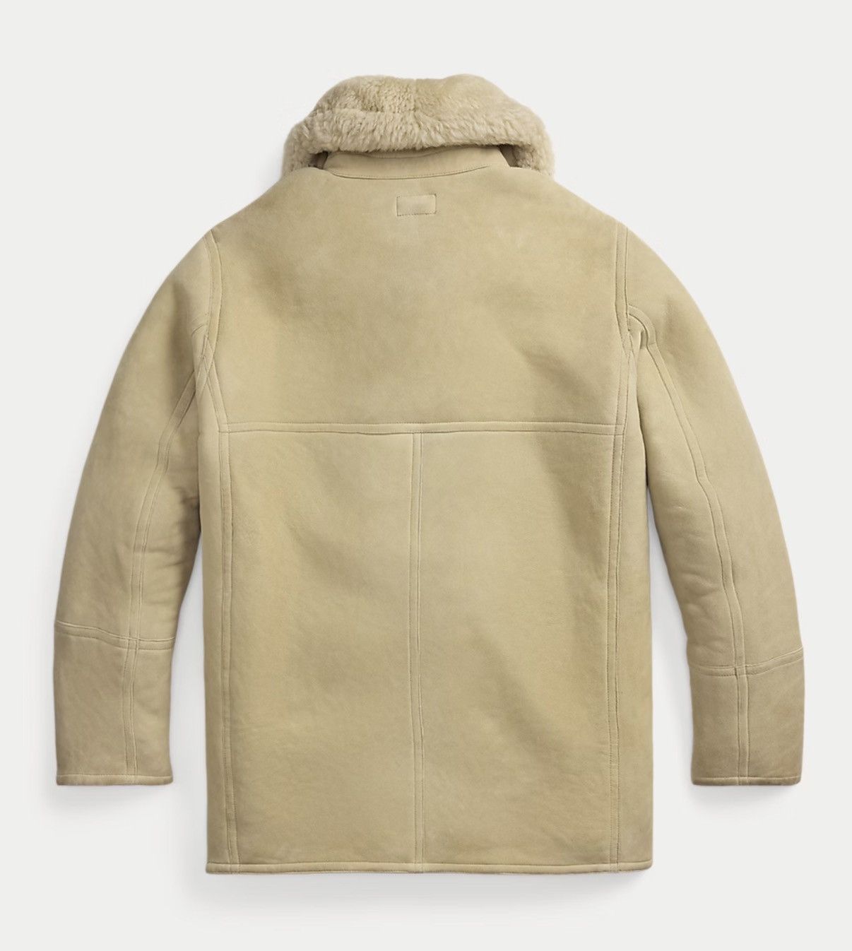 RRL Ralph Lauren Shearling Coat Cream Size US M / EU 48-50 / 2 - 2 Thumbnail