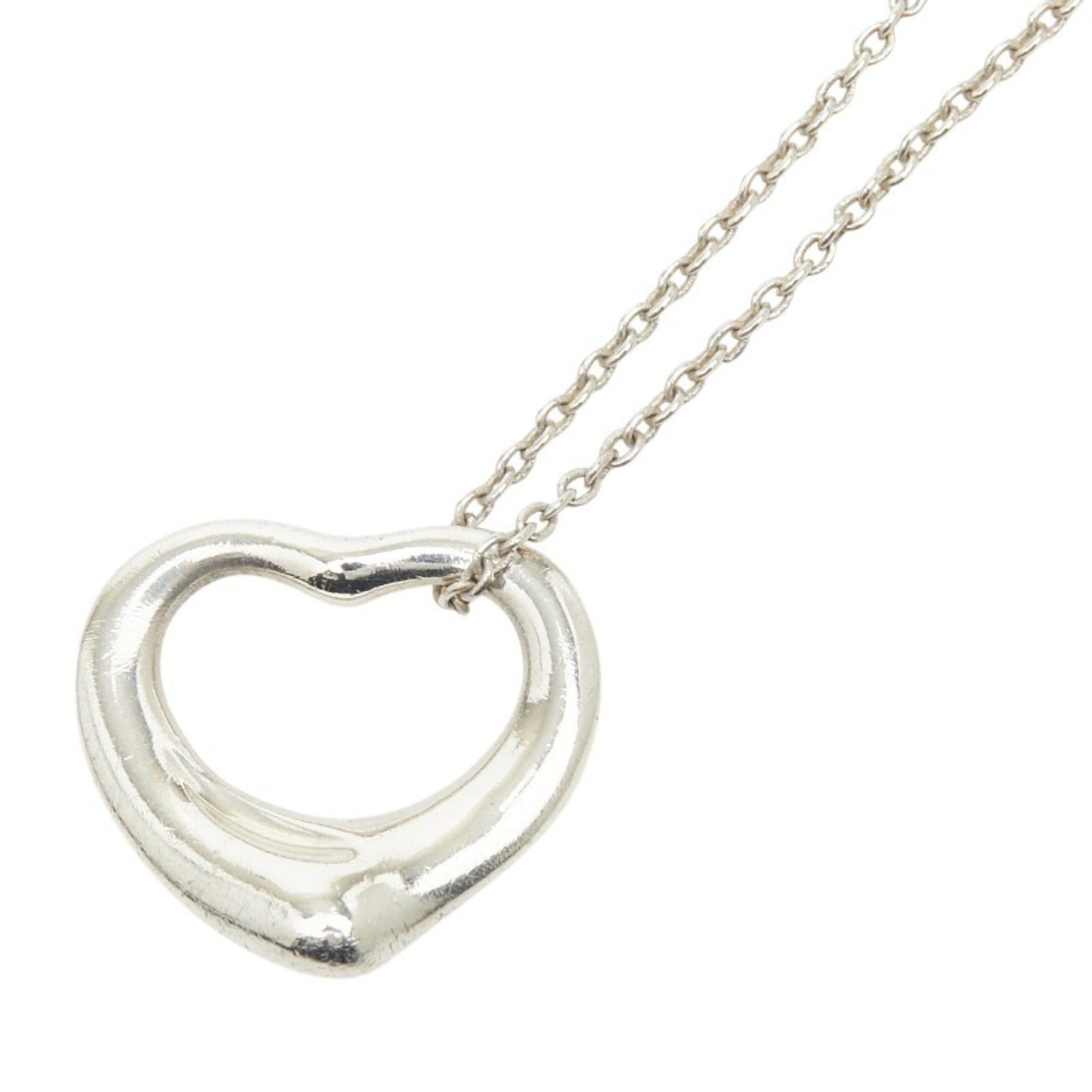 Tiffany & Co. Tiffany & Co. Open Heart Pendant Necklace, SV925 Silver, Women's. Size ONE SIZE - 1 Thumbnail