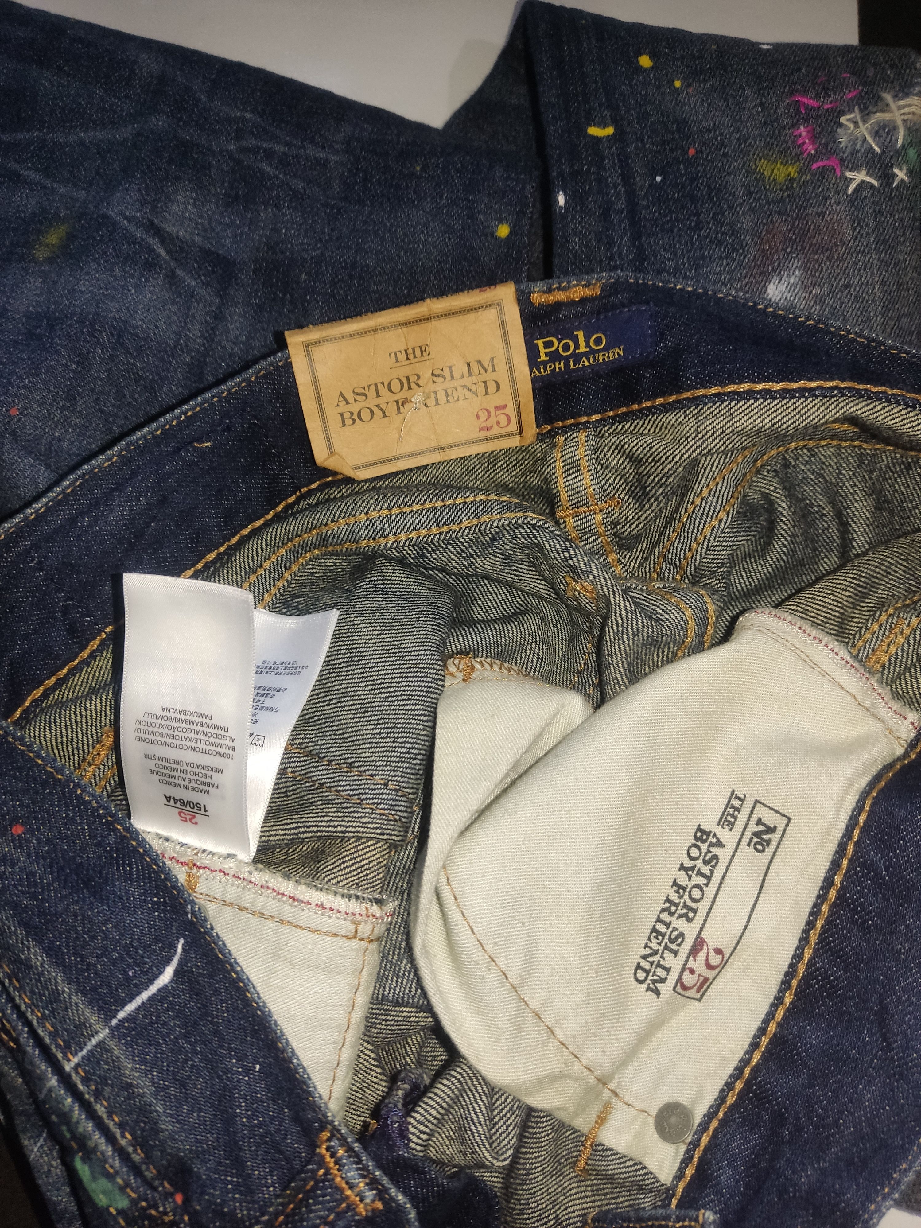 Polo Ralph Lauren Polo By Ralph Lauren Painted Pants Size 25" / US 0 / IT 36 - 9 Thumbnail