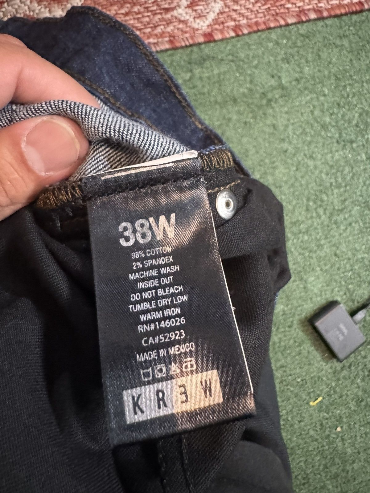 Other Kr3e Slim Straight Jeans Dark Denim Sz 38 Rare Size US 38 / EU 54 - 5 Thumbnail