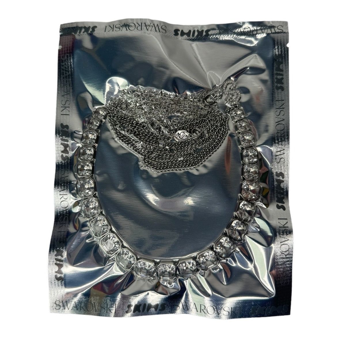 Swarovski Swarovski x SKIMS belly chain, Imperial cut, White Size ONE SIZE - 2 Thumbnail