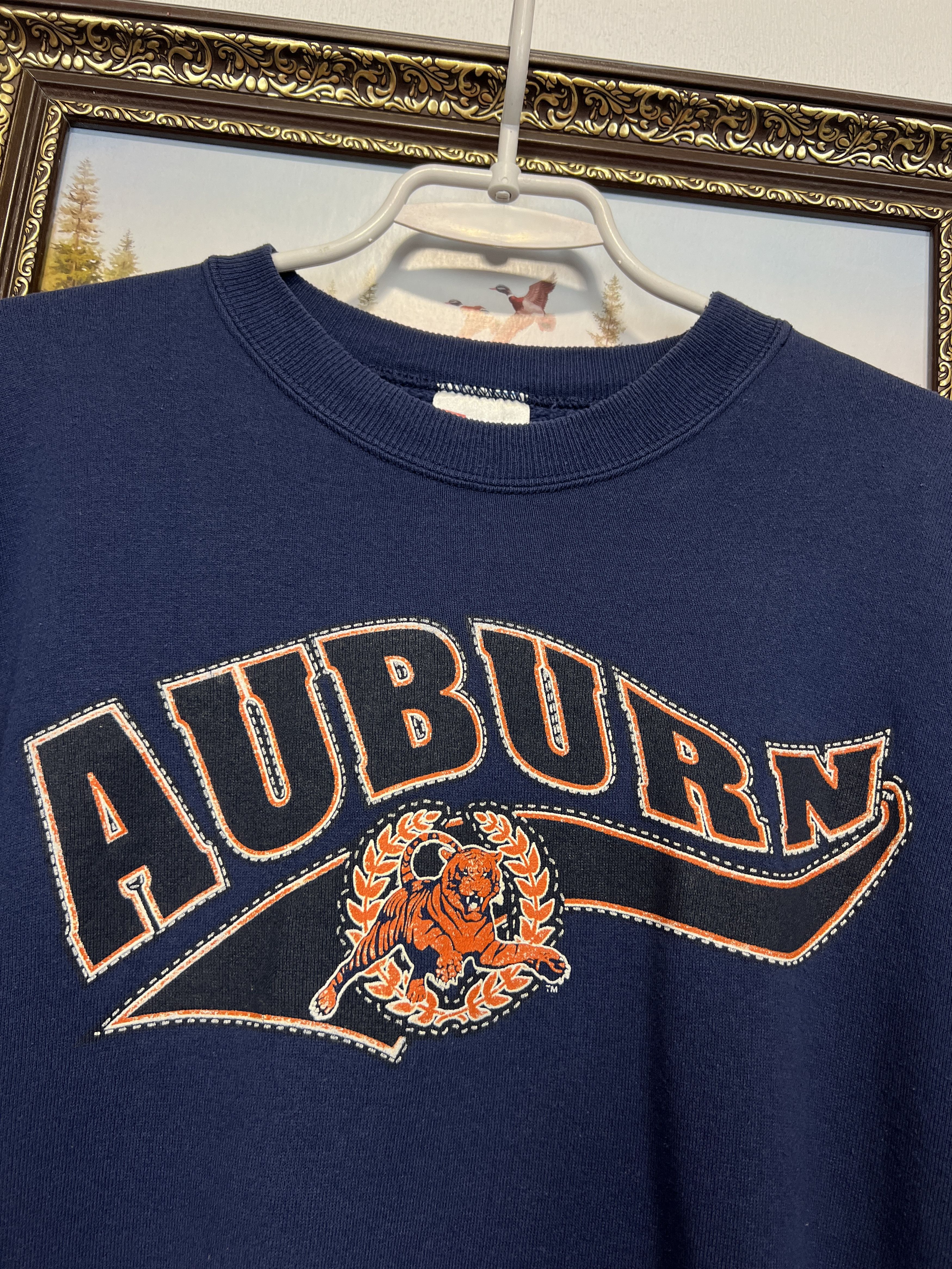 Vintage Vintage 90's Auburn Tigers Sweatshirt College NCAA Crewneck Size US XL / EU 56 / 4 - 3 Thumbnail