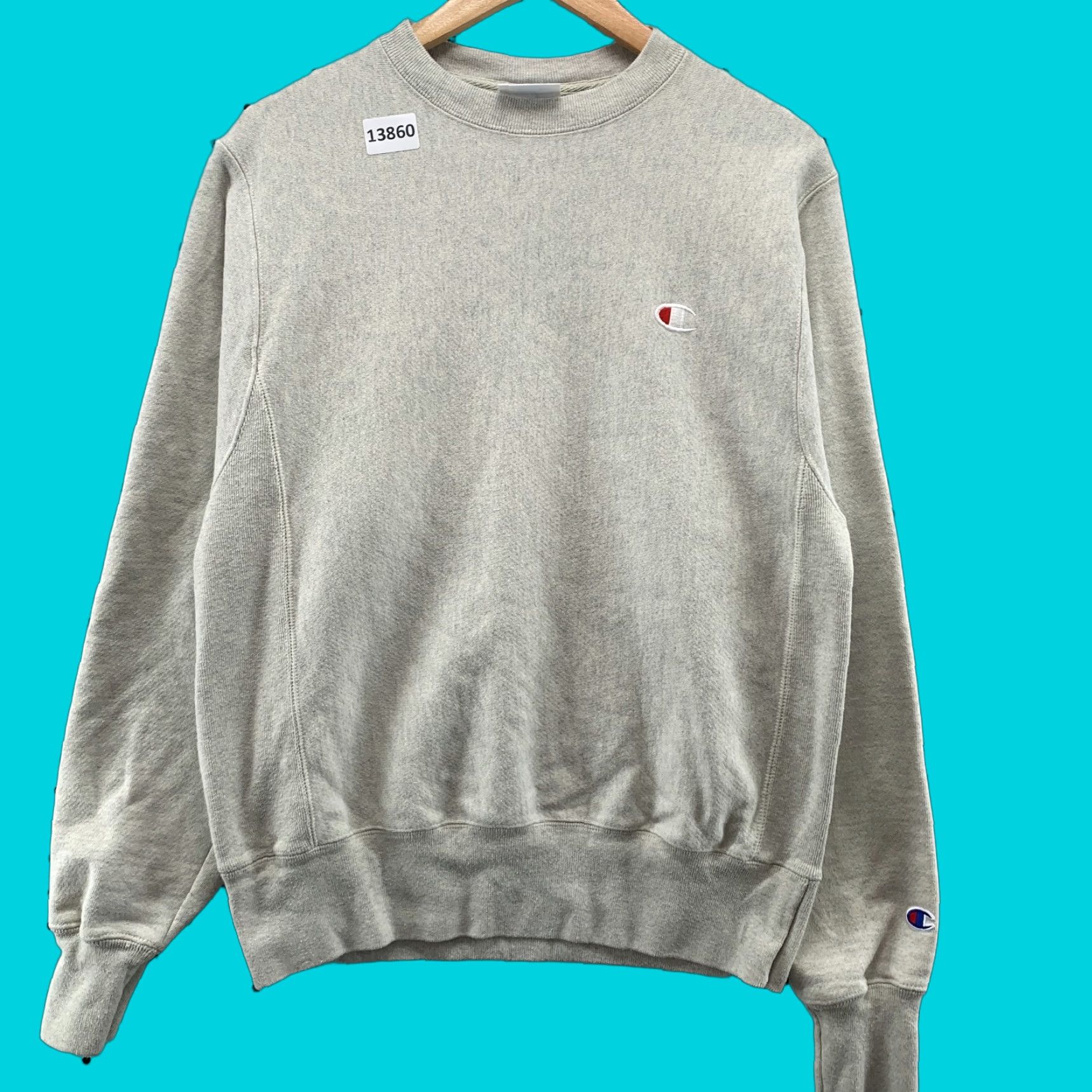 Champion Champion Sweatshirt Mens Small Gray Reverse Weave Crewneck Pullover Heavy Size US S / EU 44-46 / 1 - 1 Thumbnail