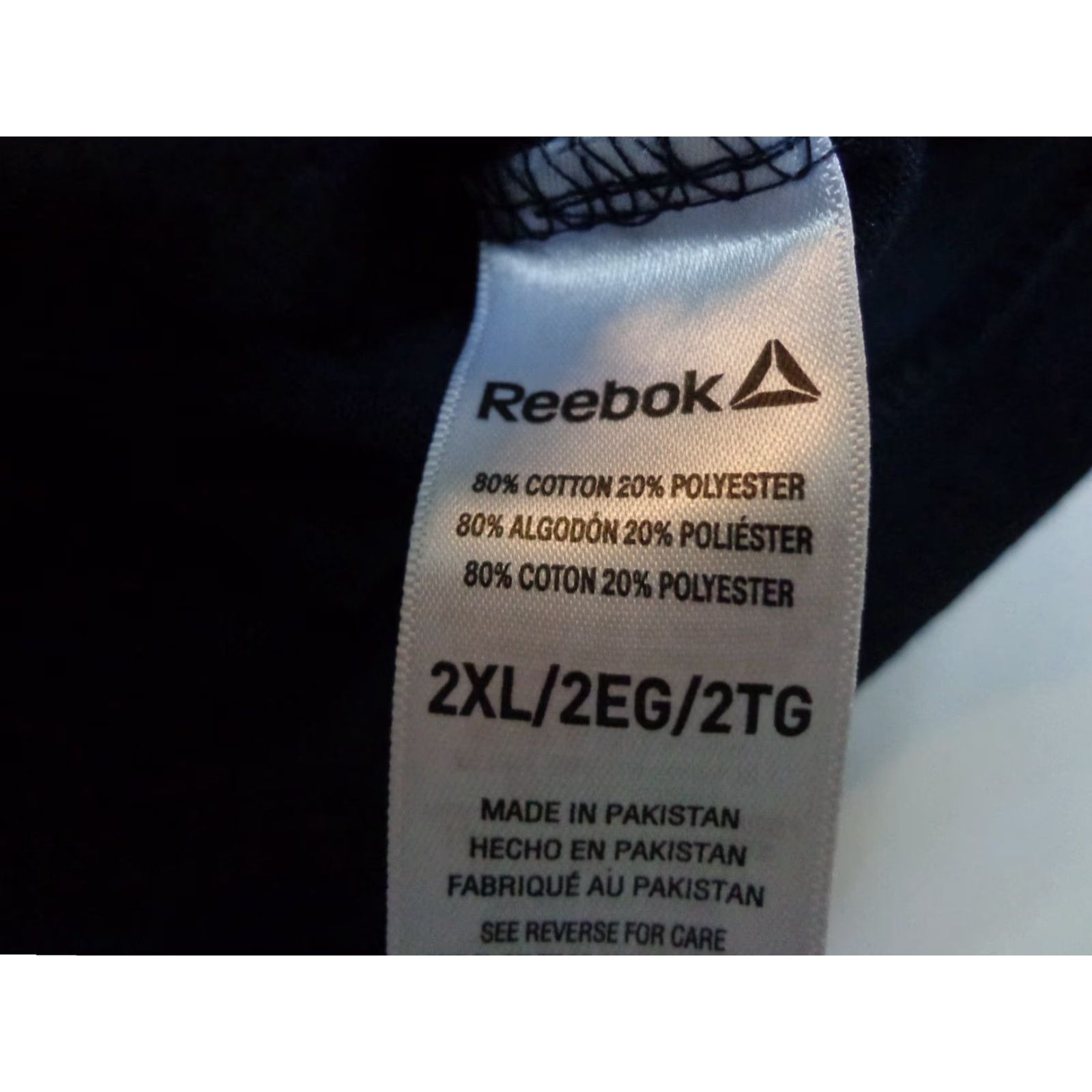 Reebok Reebok T-Shirt Crew Neck Navy Blue 2XL Men Logo Shirt Size US XXL / EU 58 / 5 - 4 Thumbnail