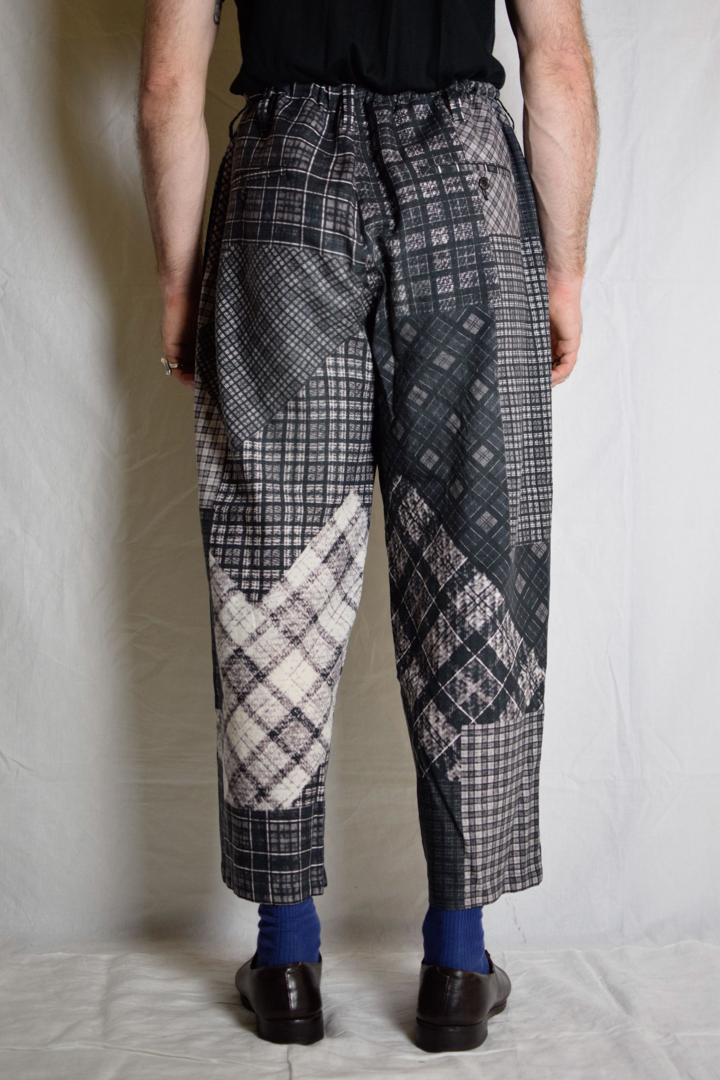 Yohji Yamamoto YYPH AW16 Wool Patchwork Pants - HR-P70-162 Size US 32 / EU 48 - 6 Thumbnail
