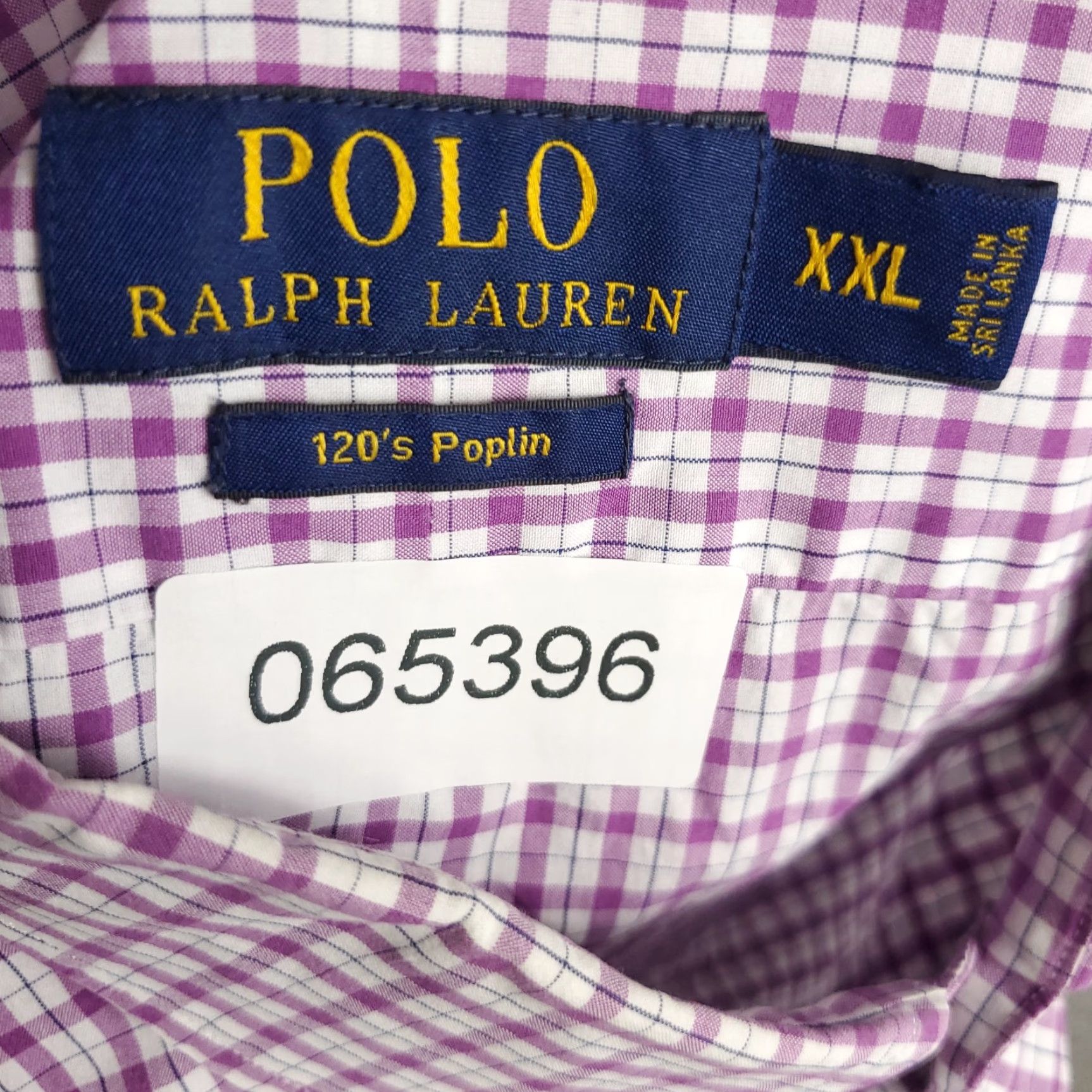 Ralph Lauren Ralph Lauren Shirt 2XL Purple Plaid Poplin 120s Button Up Long Sleeve Mens Size US XXL / EU 58 / 5 - 7 Thumbnail