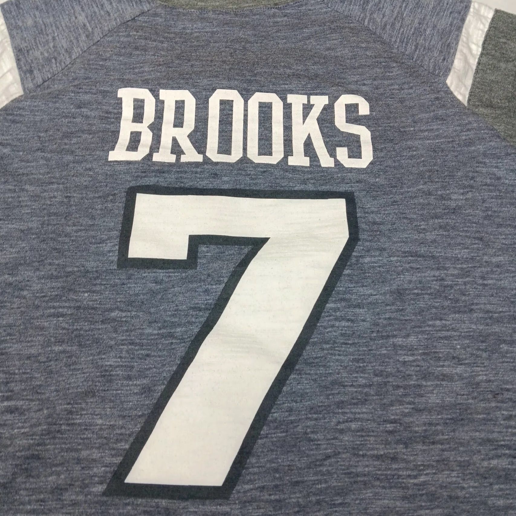 Vintage Garth Brooks All Day Long T-Shirt Augusta Women L Gray Blue Stripe Short Sleeve Round Neck Casual Pullover Country Music Shirt Size L / US 10 / IT 46 - 7 Thumbnail