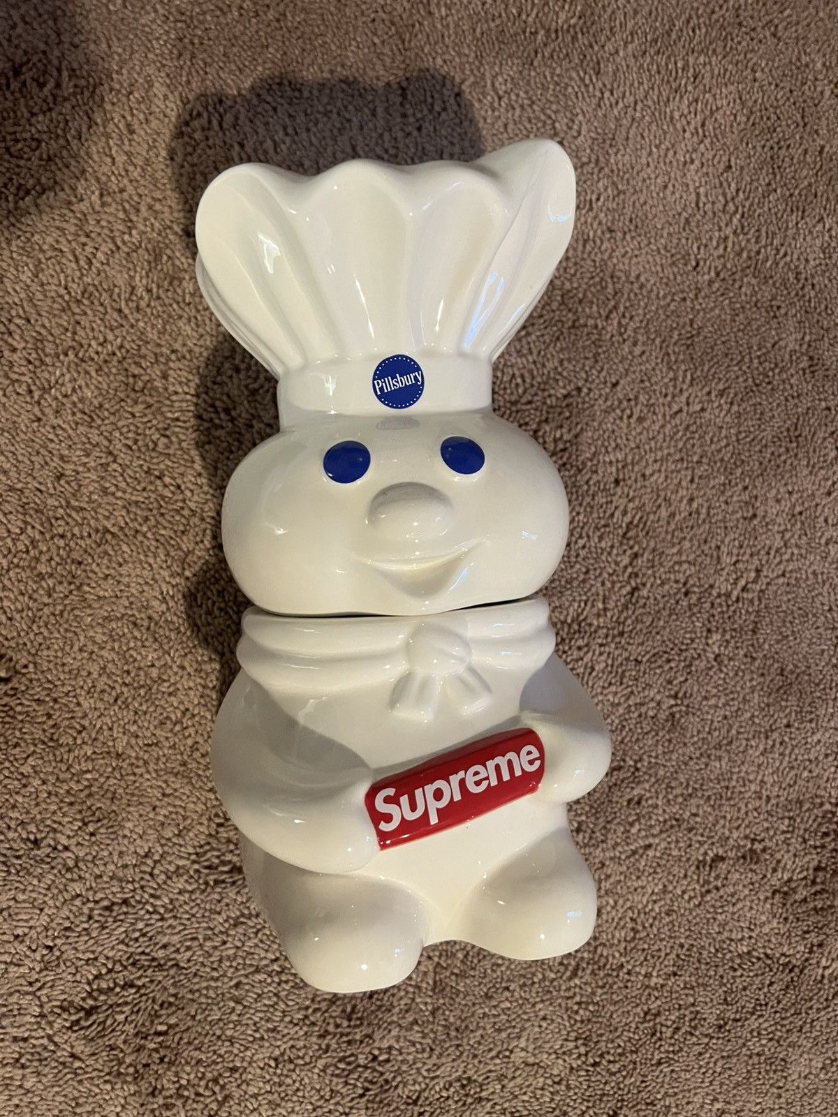 【teddy.】Supreme Dougboy Cookies Jar Supreme Pillsbury Doughboy Cookie Jar DS AUTHENTIC RARE