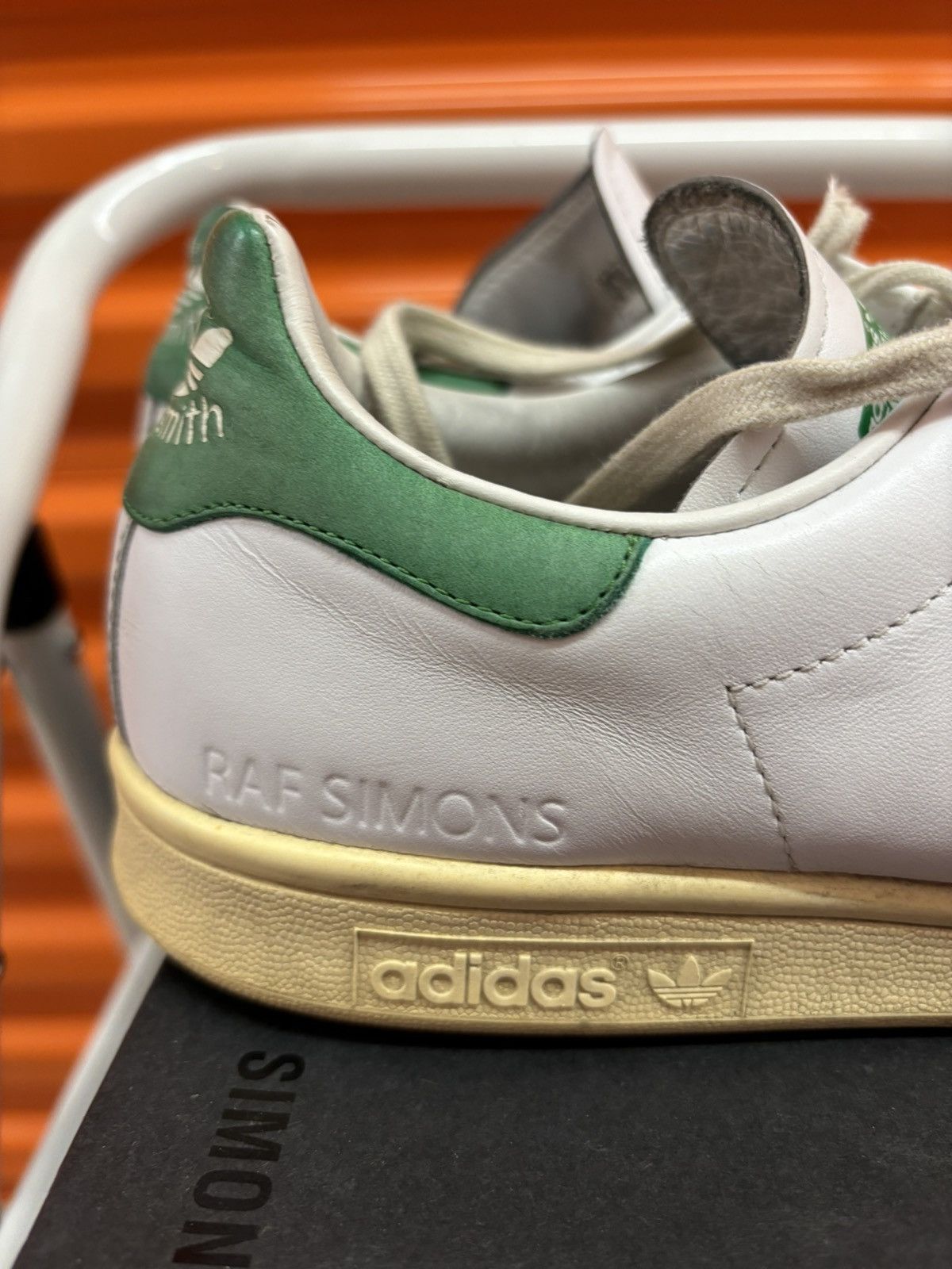 Adidas × Raf Simons ***FINAL DROP***RARE 2014 RAF SIMONS X ADIDAS STAN SMITH 10 Size US 10 / EU 43 - 6 Thumbnail