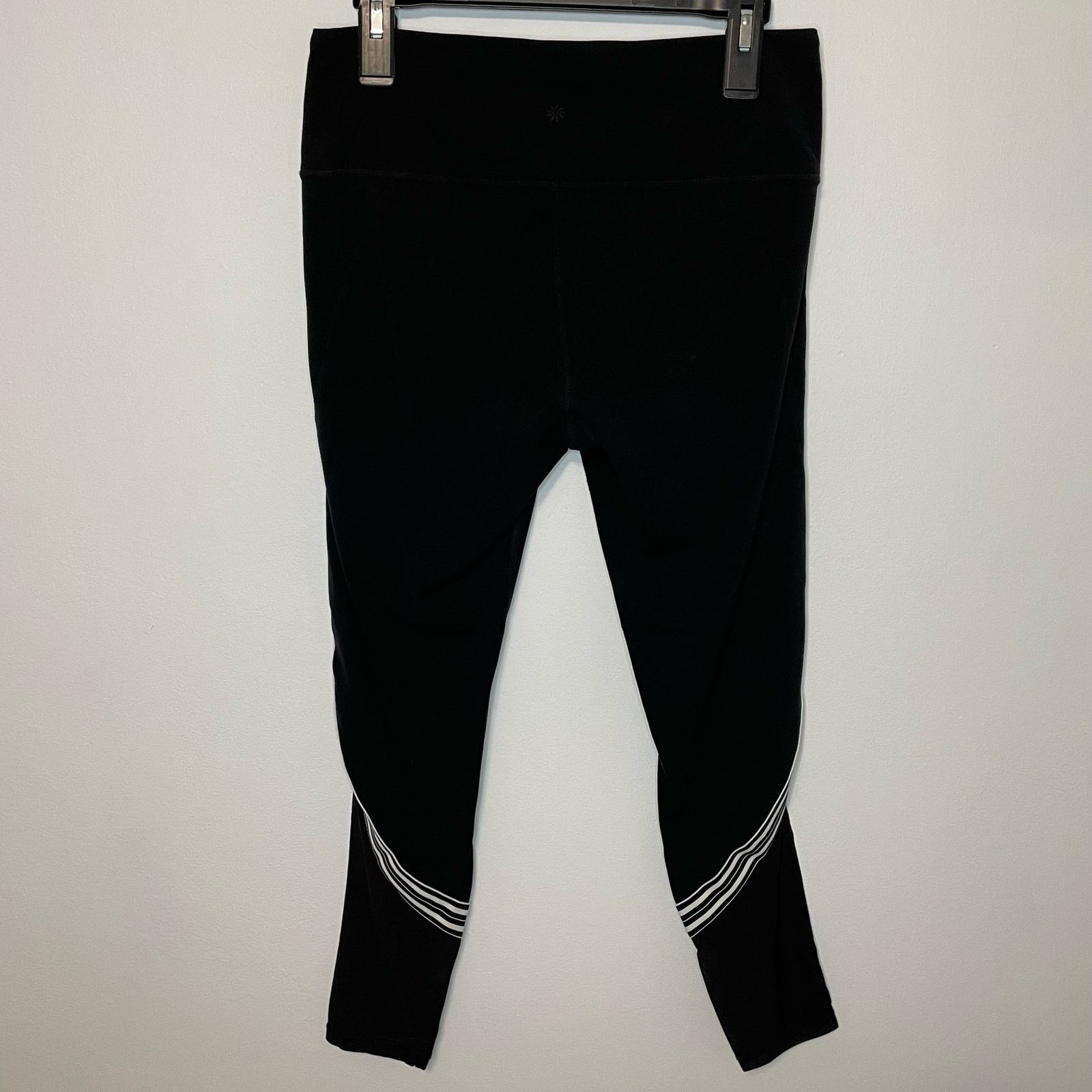 Athleta Athleta Side Stripe Salutation Tight LT Womens Tall 7/8 Mesh Size 31" - 2 Thumbnail