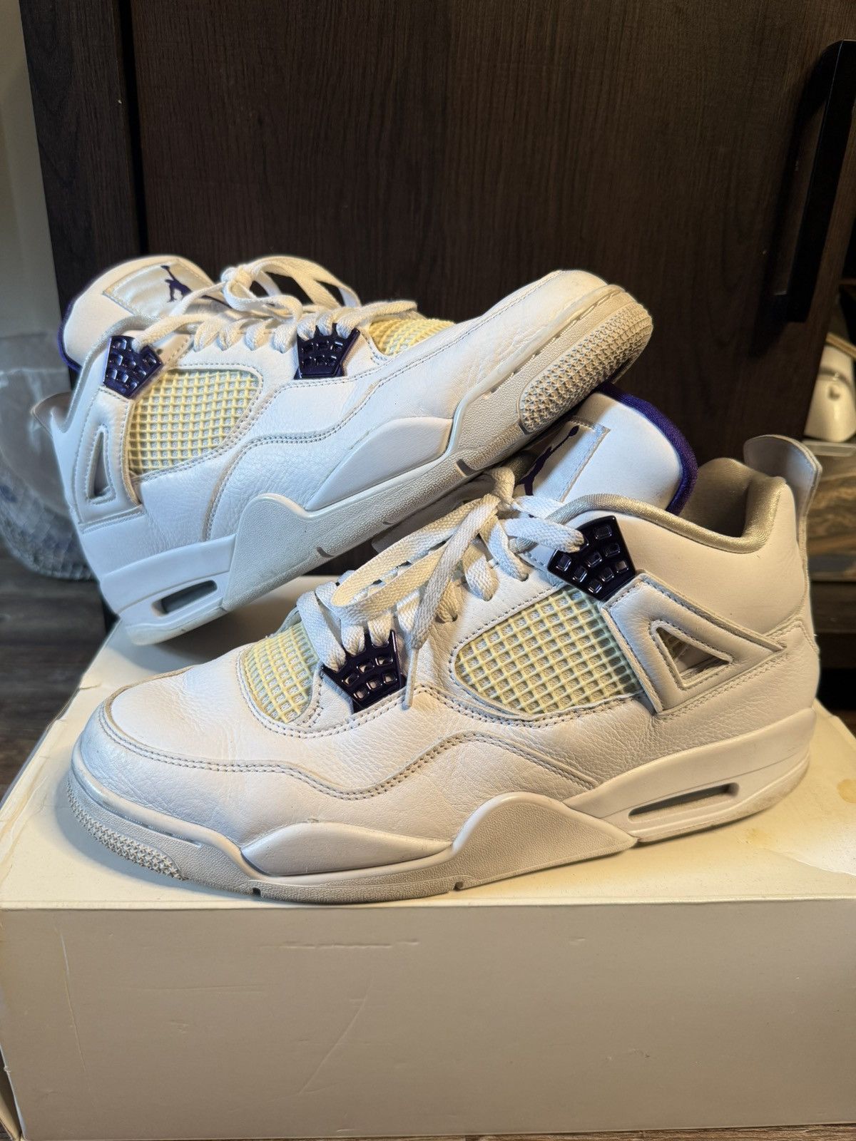 Jordan Brand JORDAN 4 RETRO | Metallic Purple Size US 11.5 / EU 44-45 - 2 Thumbnail