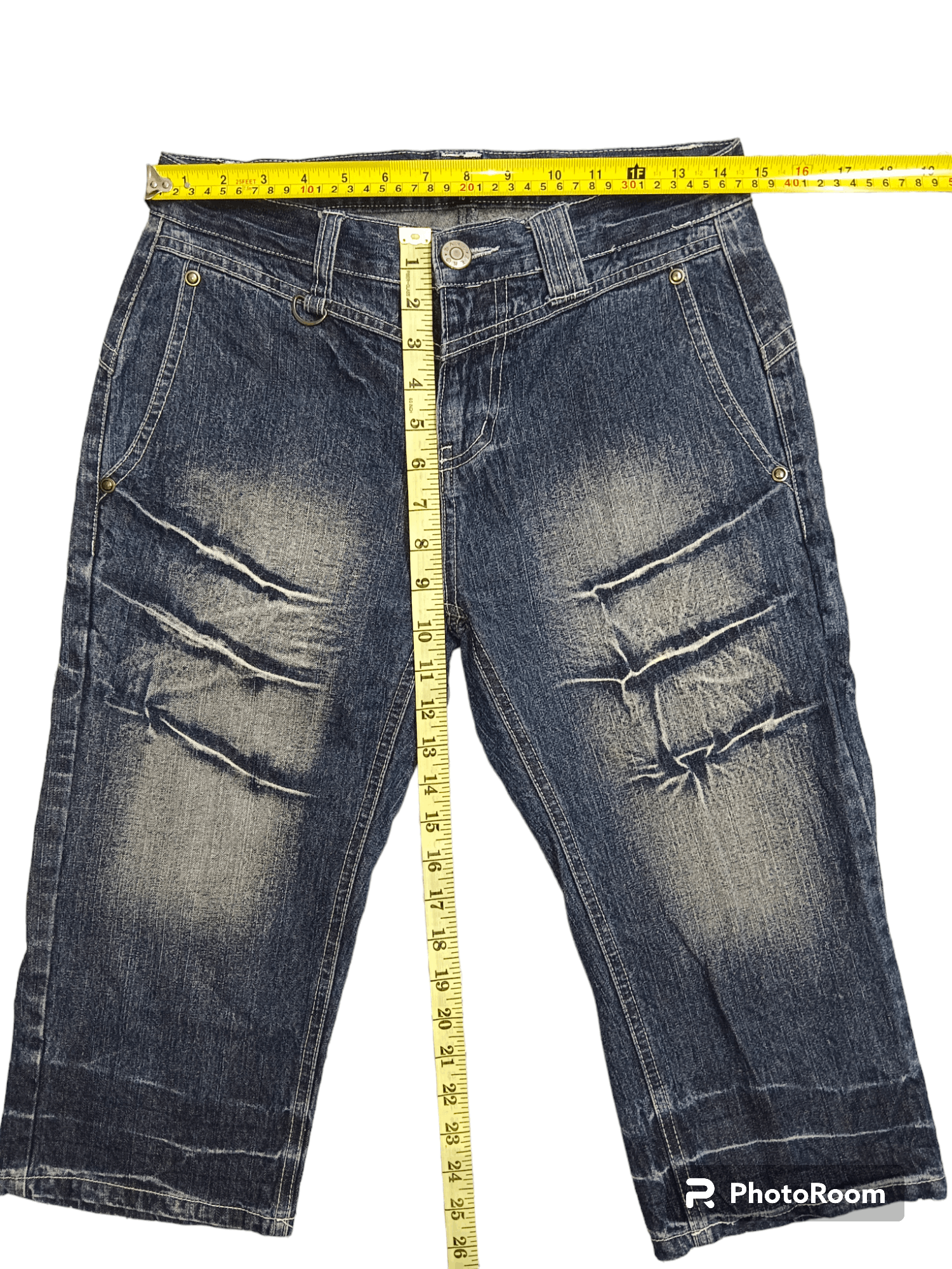 LOWBOX Rare!!❗Zerosail Thunder Whiskers 3 Quarter Pants Size US 29 - 6 Thumbnail