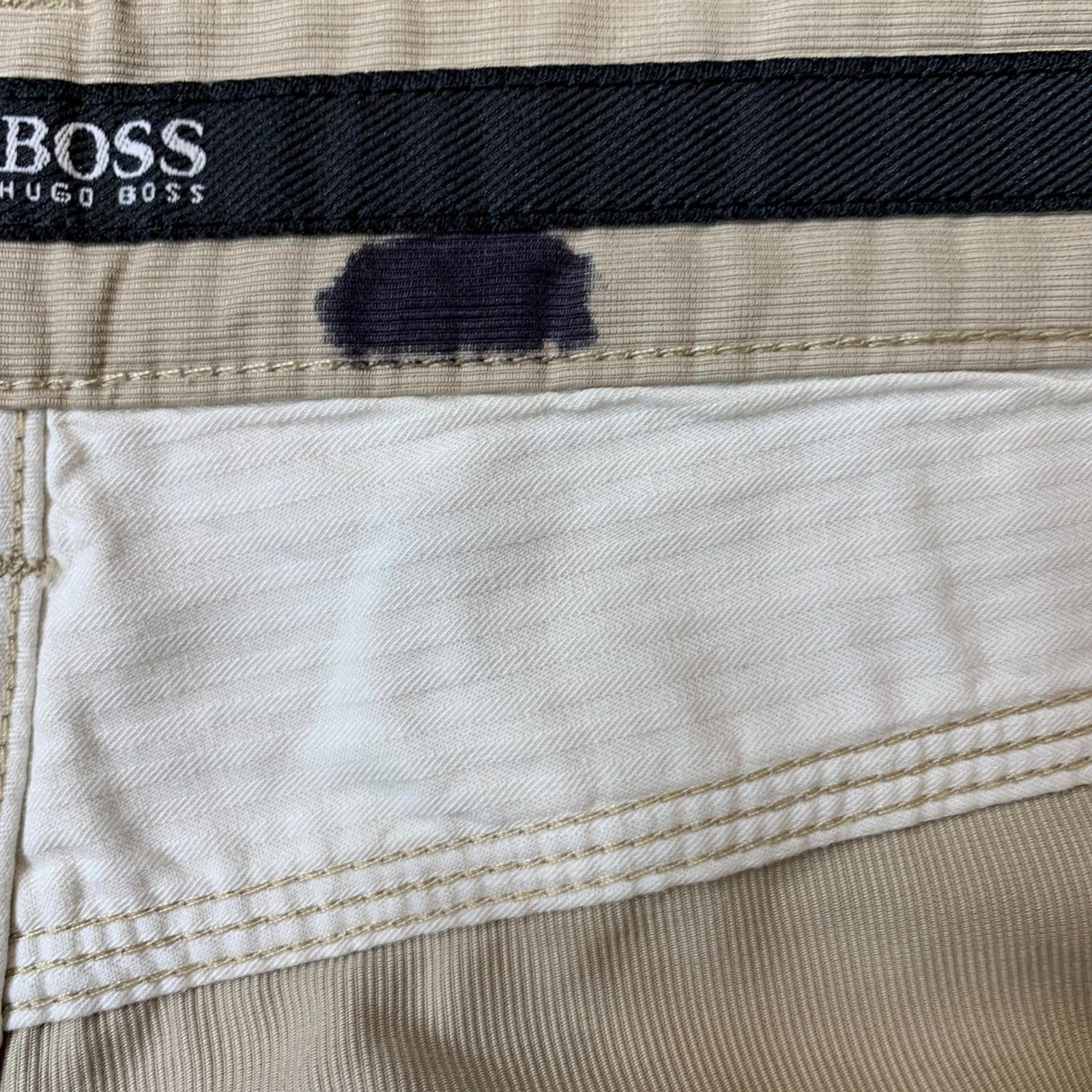 Hugo Boss Hugo Boss Mens 32X22 Cream Flat Front Alabama Chino (340) Size US 32 / EU 48 - 8 Thumbnail