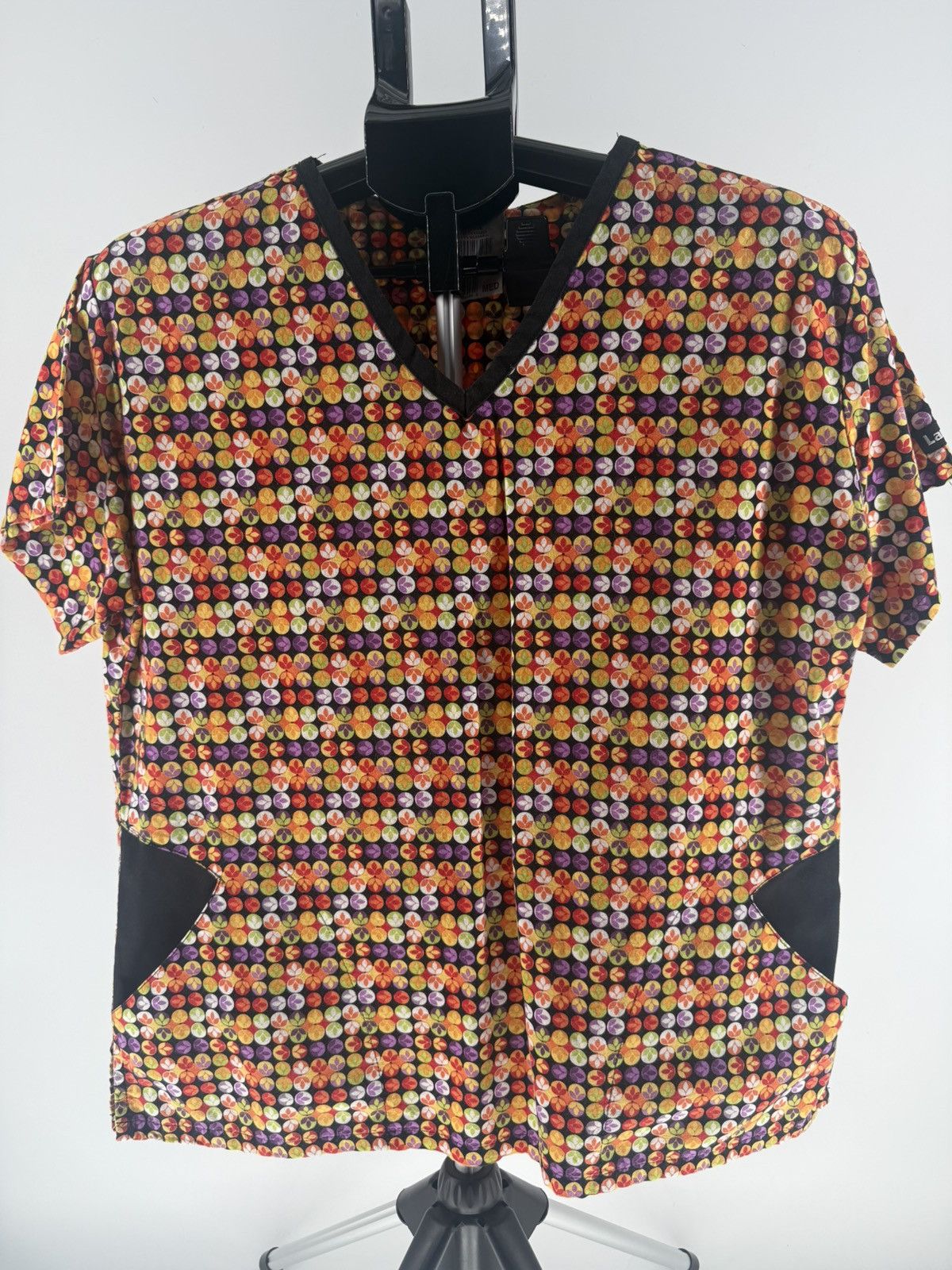Other Vintage Landau Uniform Scrub Top Multi Floral Size Medium Size M / US 6-8 / IT 42-44 - 1 Thumbnail
