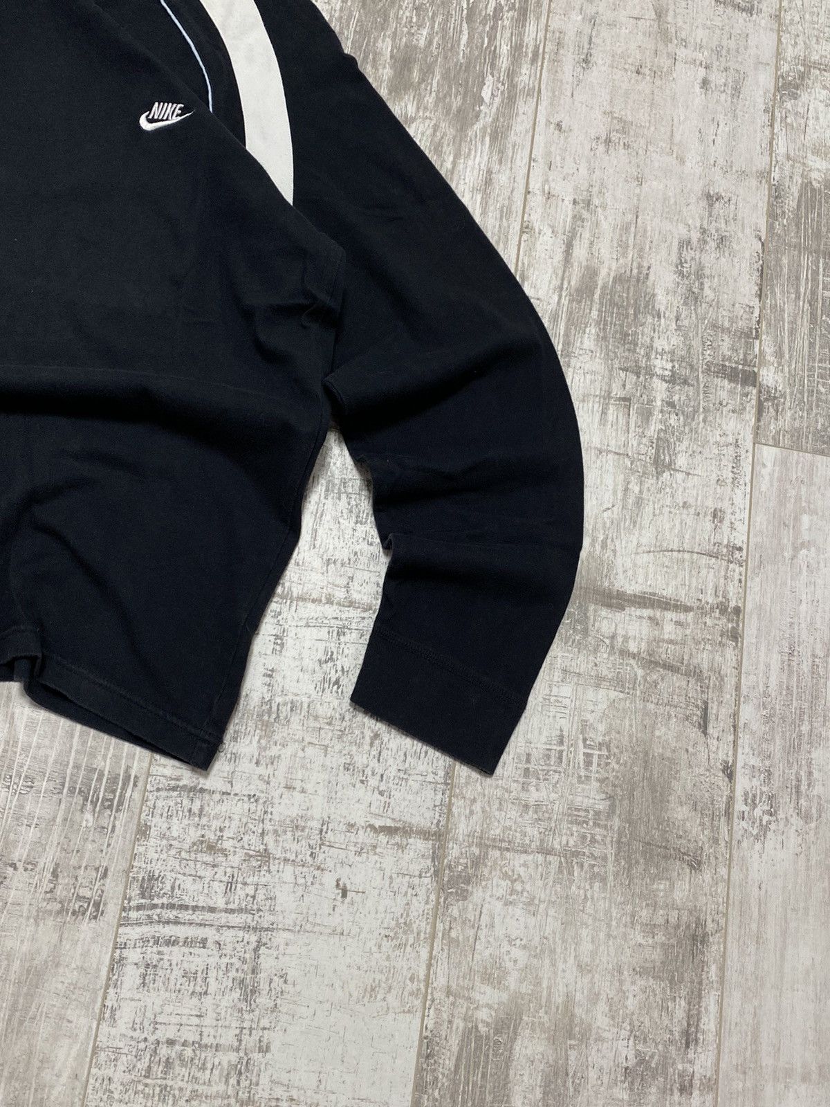 Nike × Vintage 🔥VINTAGE Y2K NIKE LONG SLEEVE T-SHIRT MINI SWOOSH LOGO Size US M / EU 48-50 / 2 - 2 Thumbnail