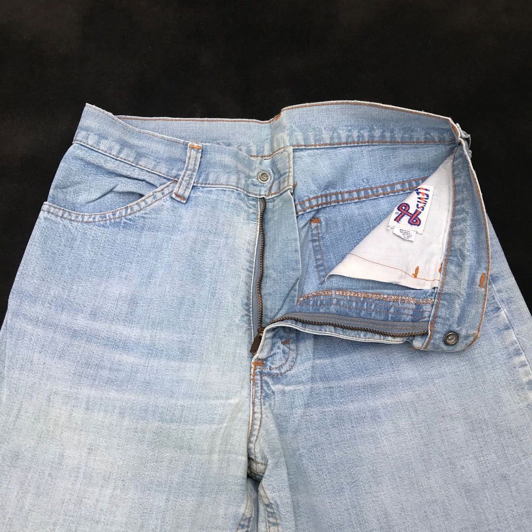 Levi's × Vintage Levi’s 1970’s Vintage W28 Vintage USA Denim Bell Bottoms Size 28" / US 6 / IT 42 - 3 Thumbnail