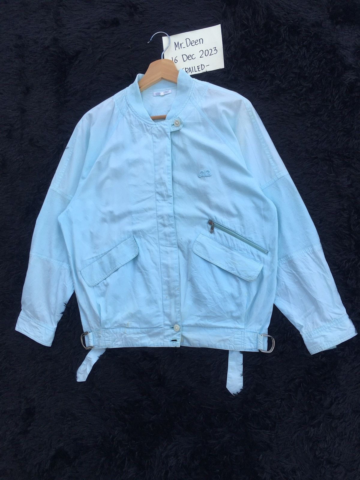 Courreges Rare Vintage Courreges Nylon Sweater Windbreaker Size US M / EU 48-50 / 2 - 3 Thumbnail