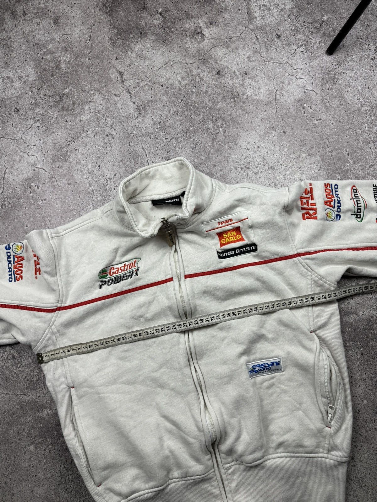 Honda 🔷Vintage Honda Racing Track Zip Jacket 90s Japanesse🔷 Size US S / EU 44-46 / 1 - 9 Thumbnail