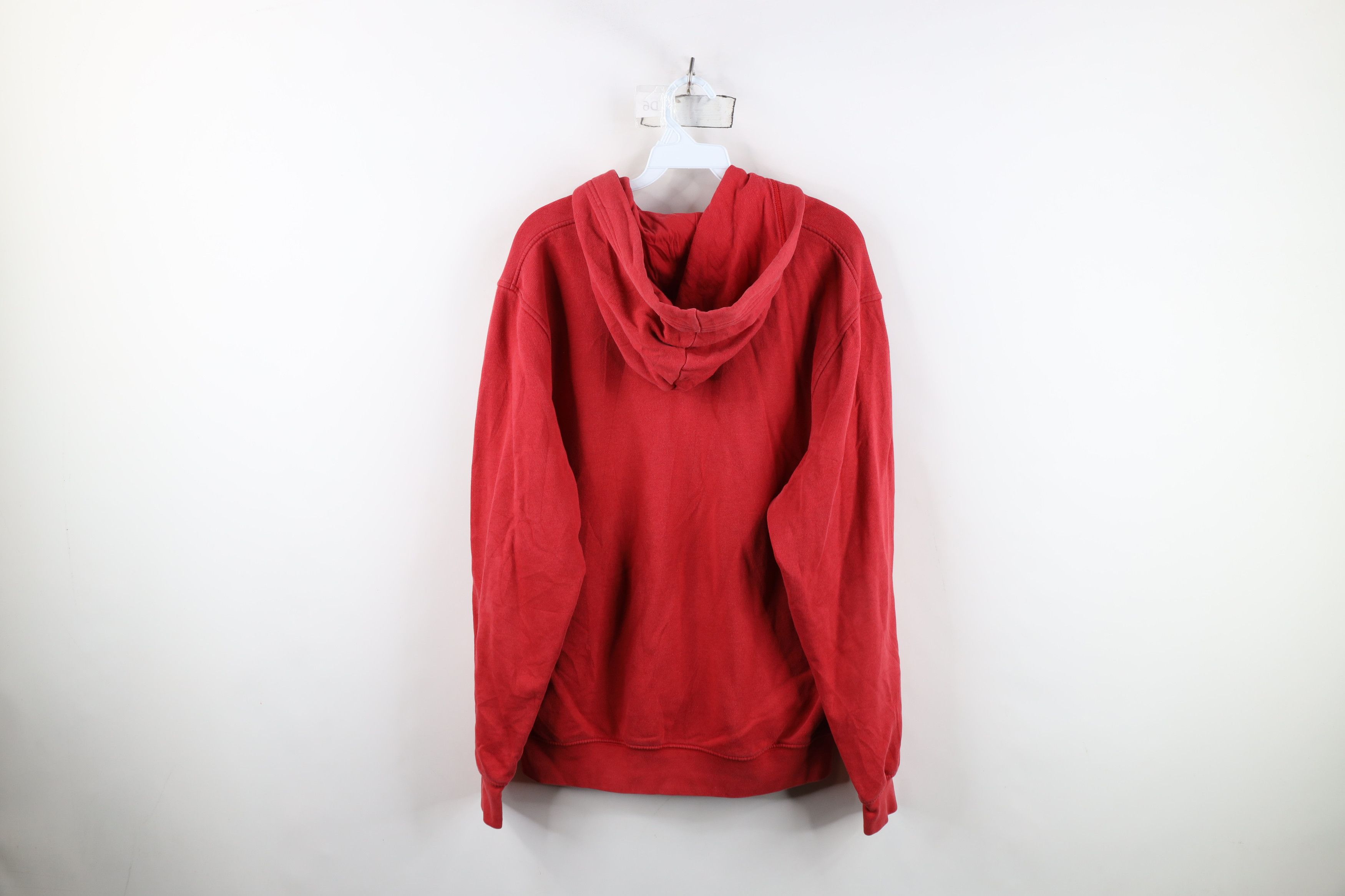 Nike Vintage Y2K Nike Scott Mini Swoosh Hoodie Sweatshirt Red Size US M / EU 48-50 / 2 - 11 Thumbnail