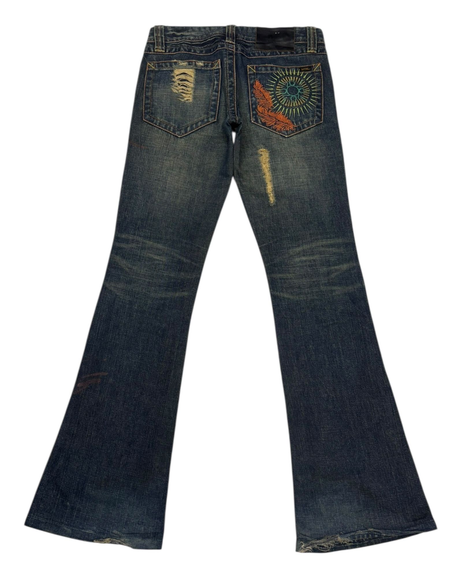 Hysteric Glamour Vintage Material Girl MTRL Flared Bootcut Denim Jeans Size 28" / US 6 / IT 42 - 1 Thumbnail