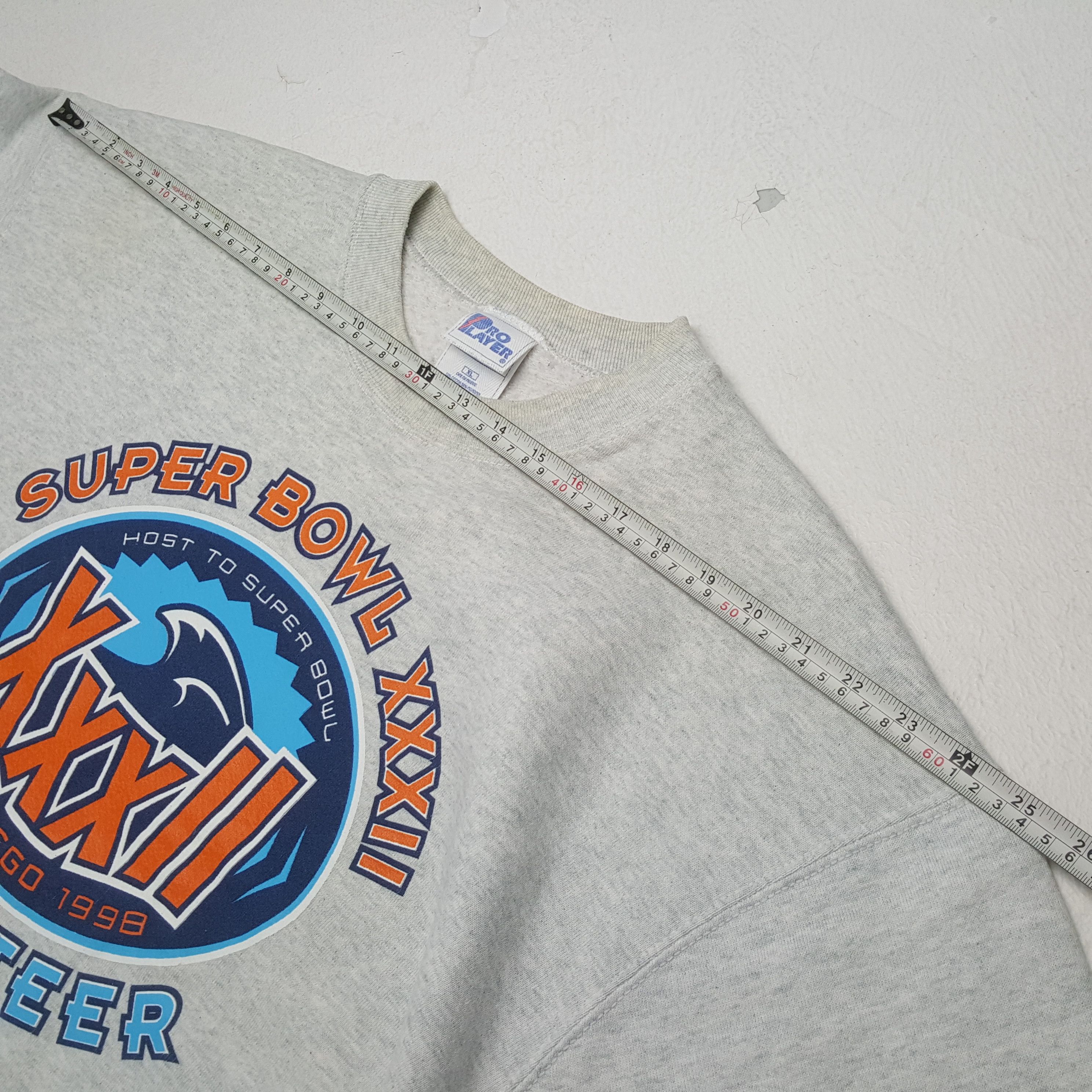 Alice San Diego × Pro Player × Vintage Vintage SUPER BOWL SAN DIEGO 1998 Promotion Sweatshirts Size US XL / EU 56 / 4 - 5 Thumbnail