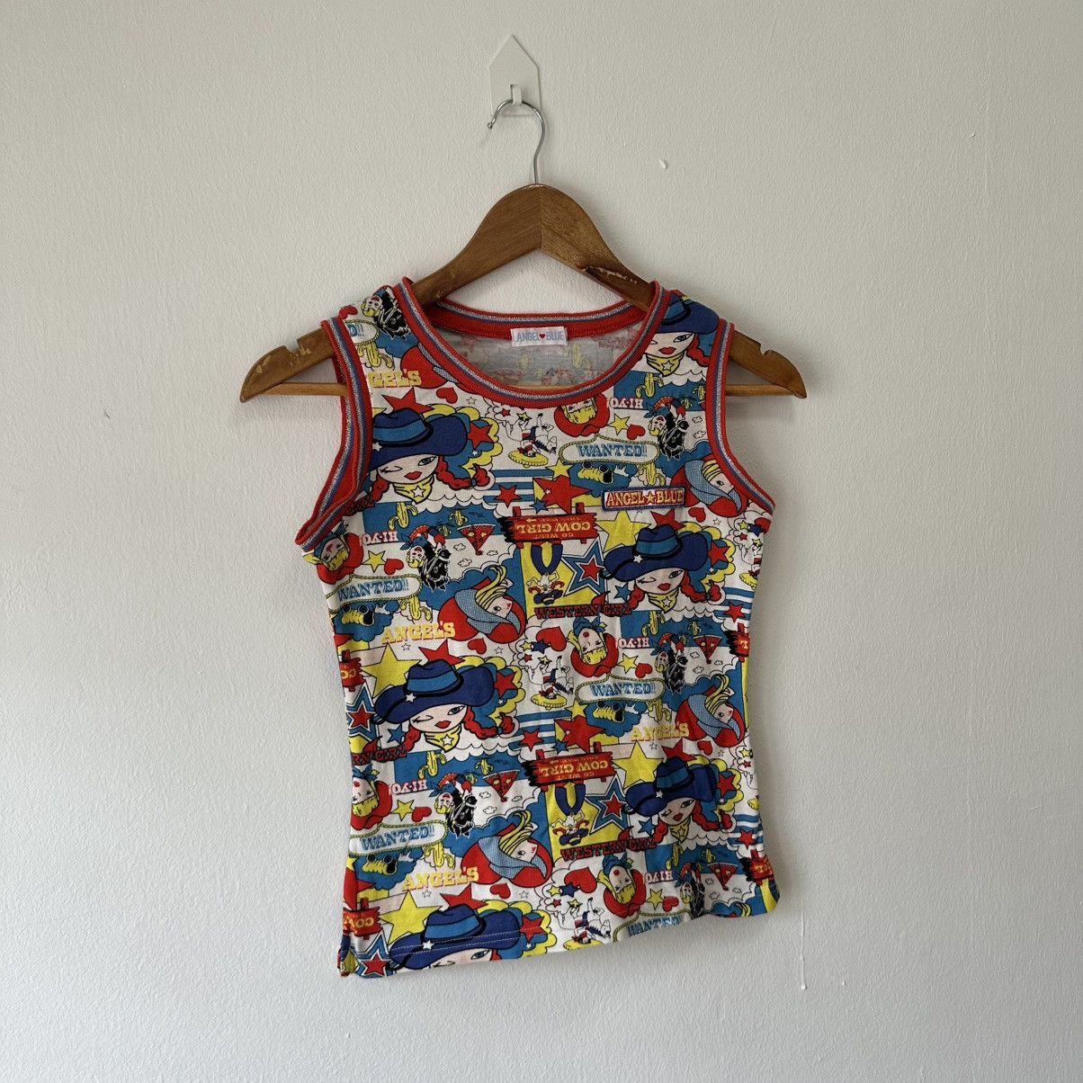 Angel Blue Y2K Angel Blue Western Girl Tank Top Size S / US 4 / IT 40 - 6 Thumbnail